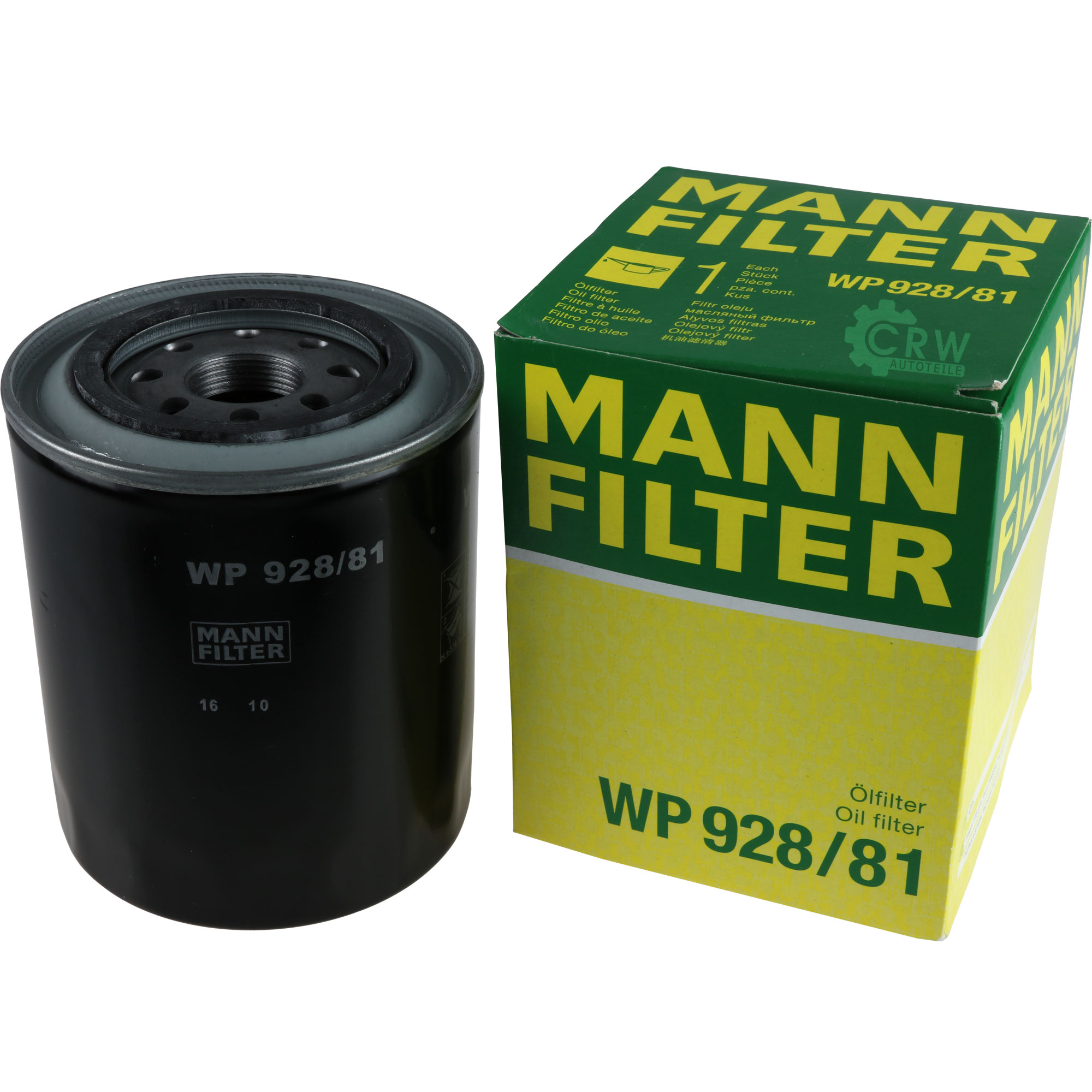 MANN-FILTER Ölfilter WP 928/81 Oil Filter