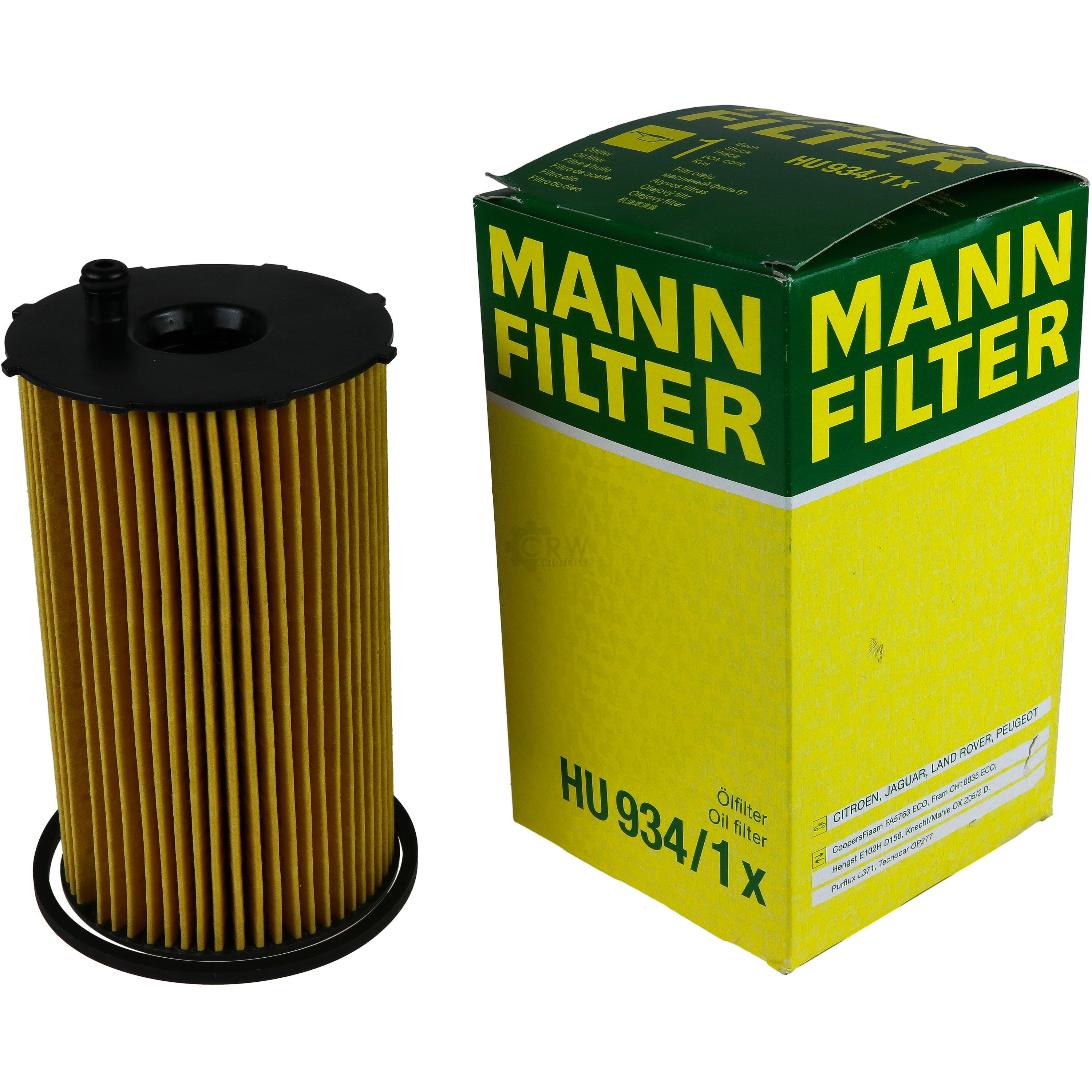 MANN-FILTER Ölfilter HU 934/1 x Oil Filter