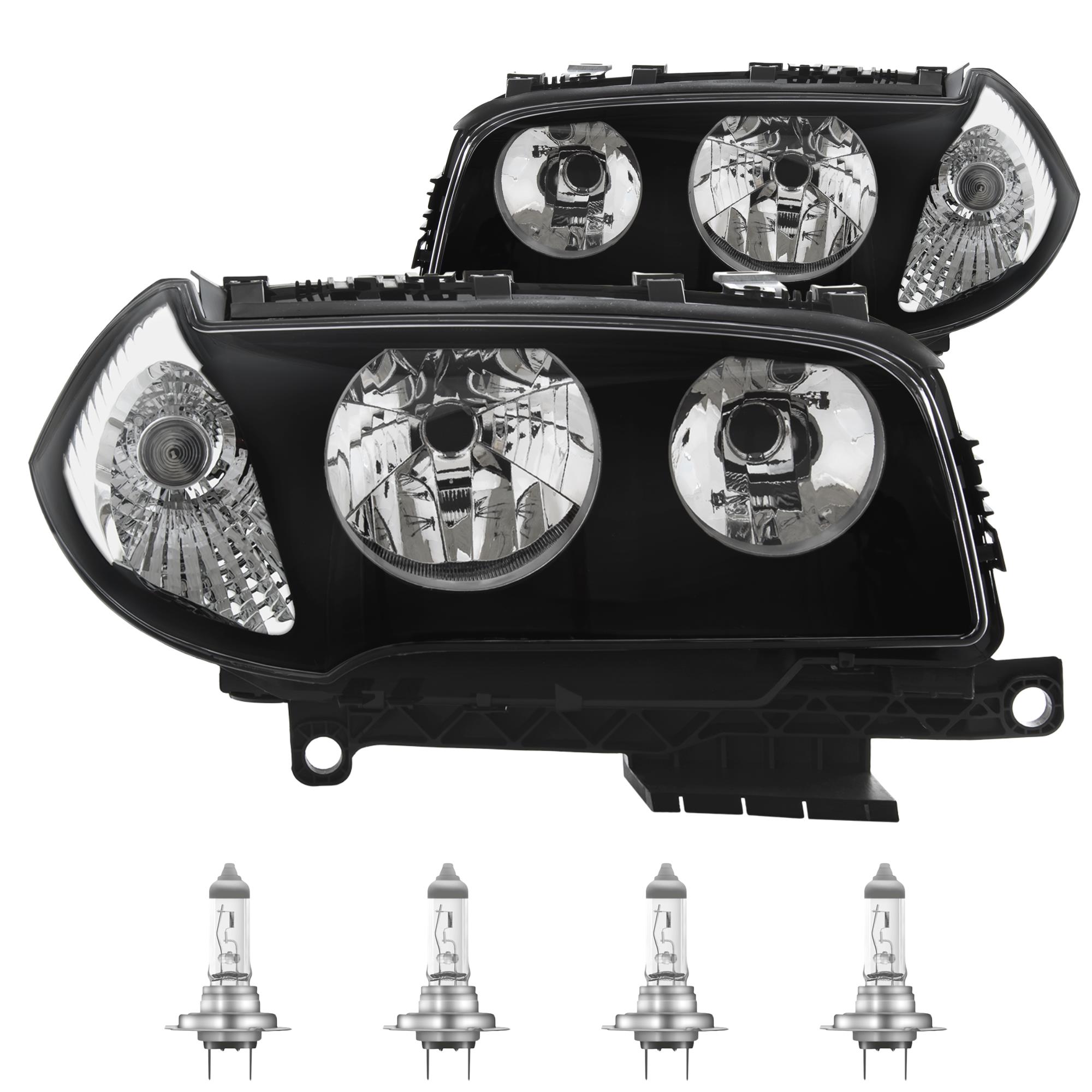 Halogen Scheinwerfer Set für BMW X3 E83 Bj. 01/04-08/06 H7/H7 mit Motor 1343328