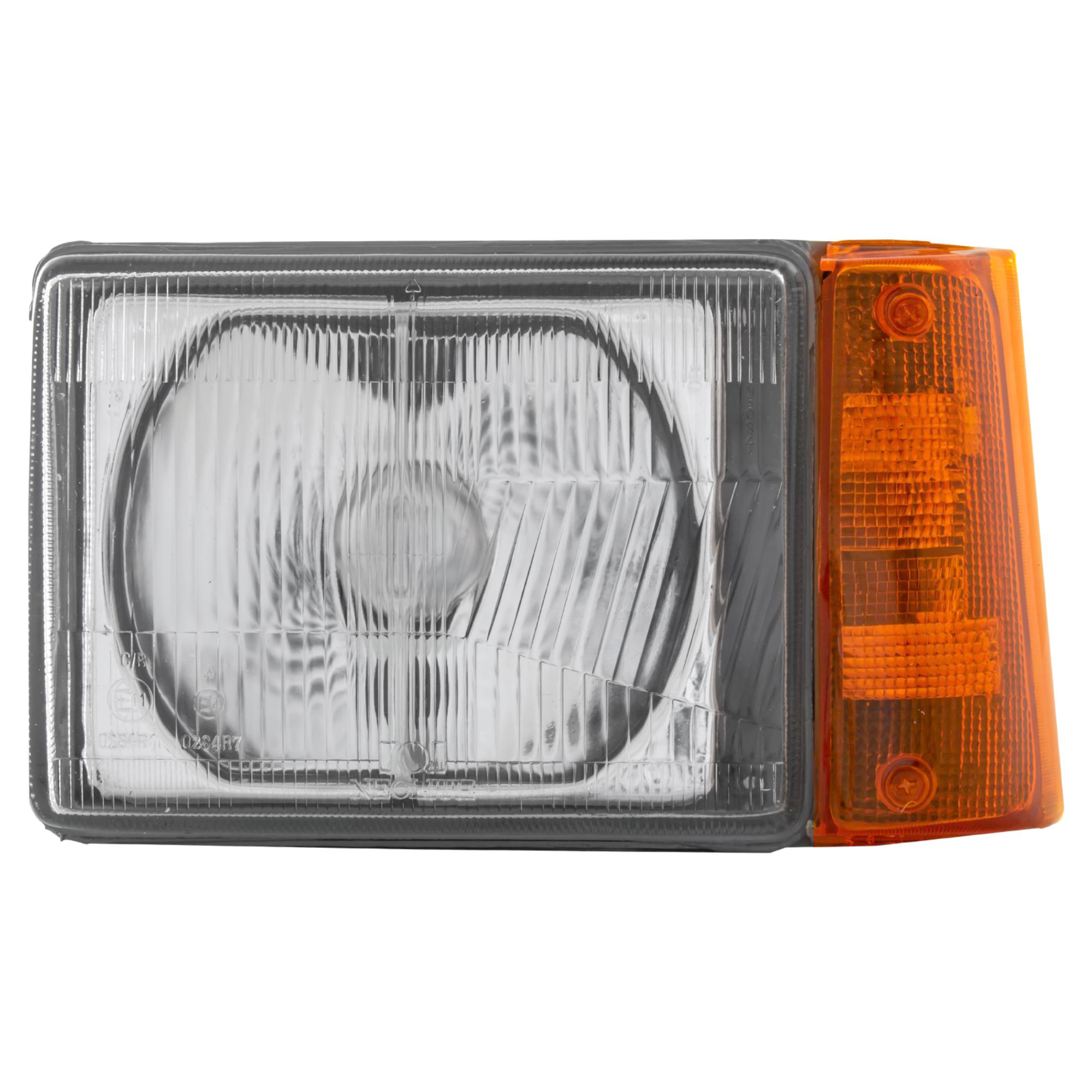Halogen Scheinwerfer links für Fiat Panda 86-03 H4 ohne Motor mit Blinker 9V6