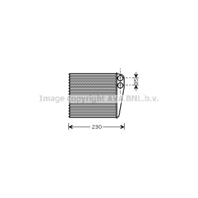 Wärmetauscher Innenraumheizung für VW Golf VI 5K1 V 1K1 365