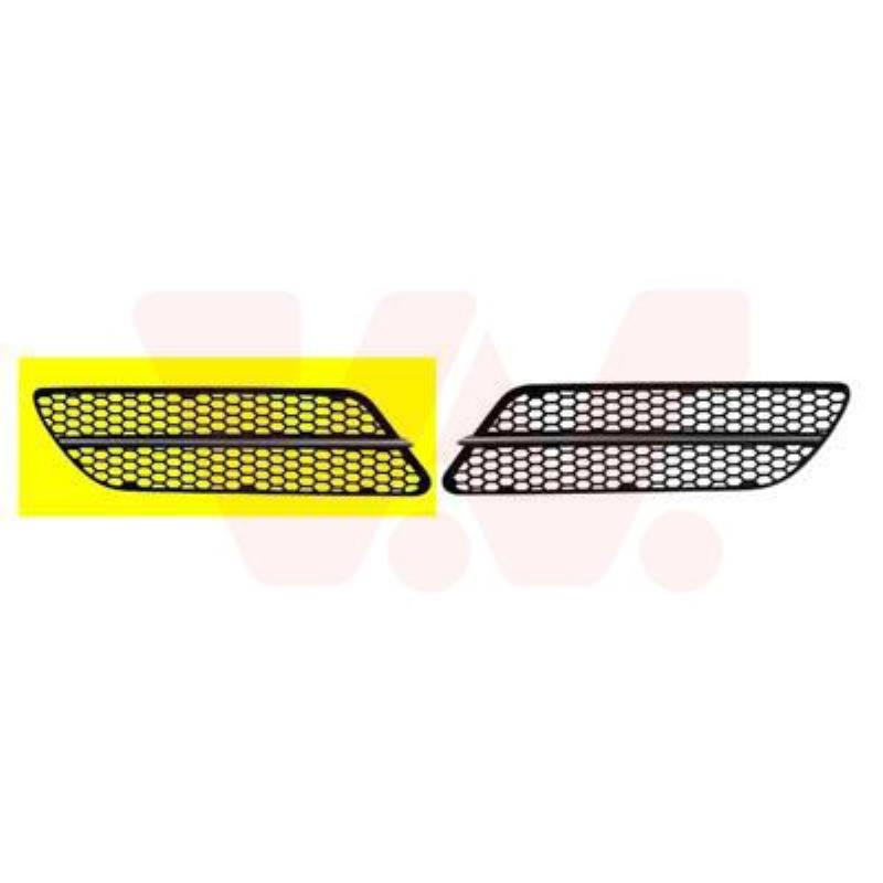 Lüftungsgitter Stoßfänger Stoßstange vorne rechts für Alfa Romeo 147 verchromt