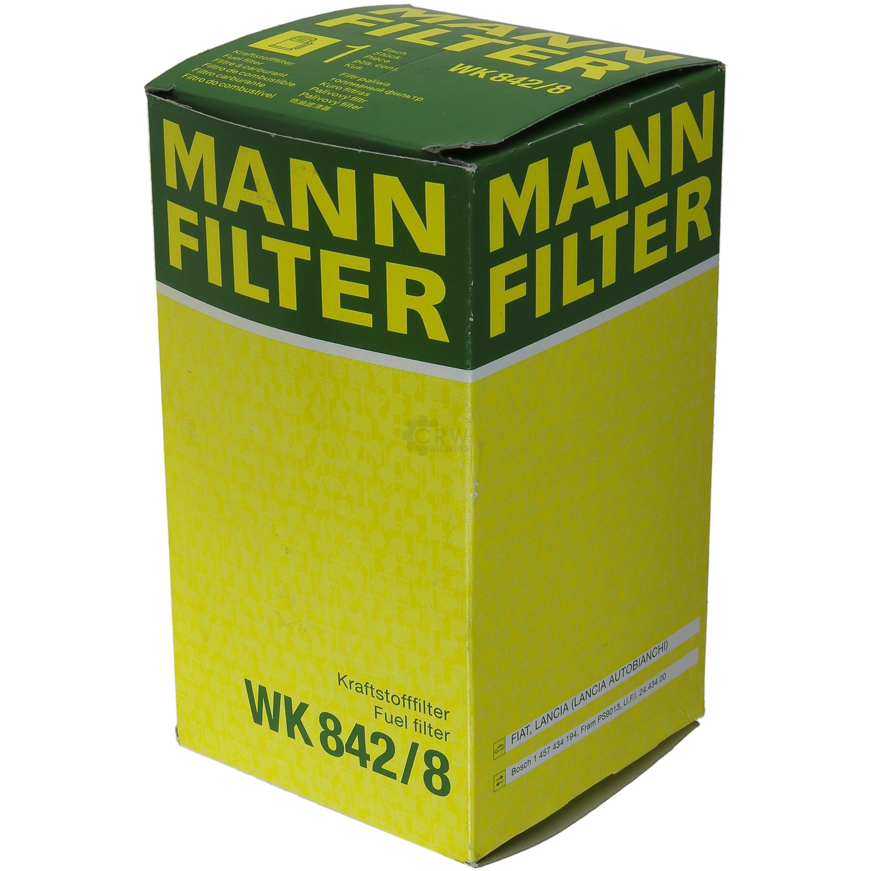 MANN-FILTER Kraftstofffilter WK 842/8 Fuel Filter