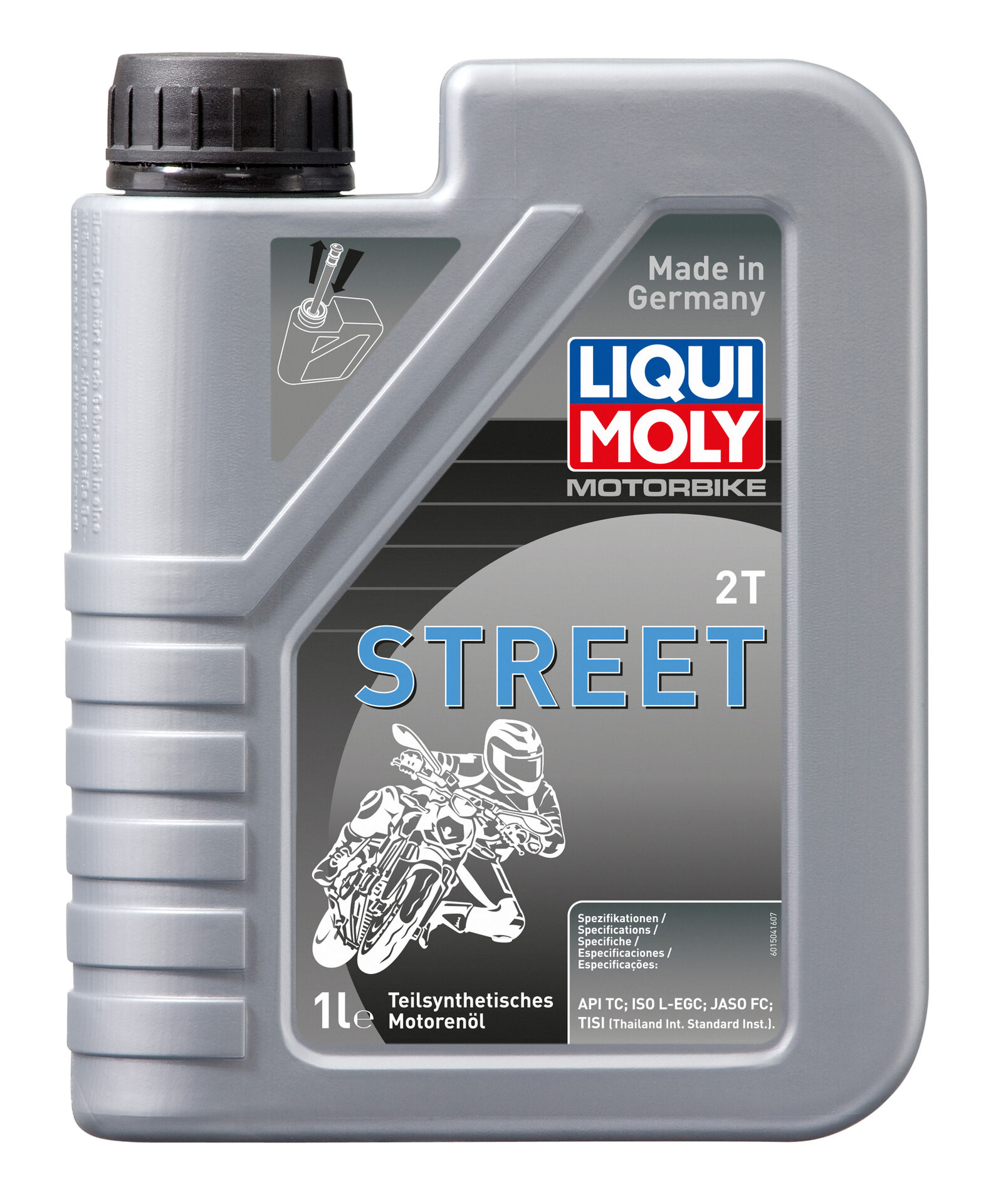 Liqui Moly 1L Motorbike 2T Street Kanister Kunststoff 2-Takt Teilsynthetisch