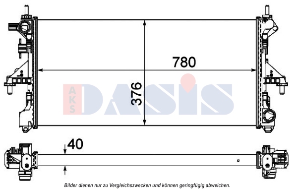 Wasserkühler Motorkühler für Fiat Ducato Bus 250_ 290_ 115 Multijet