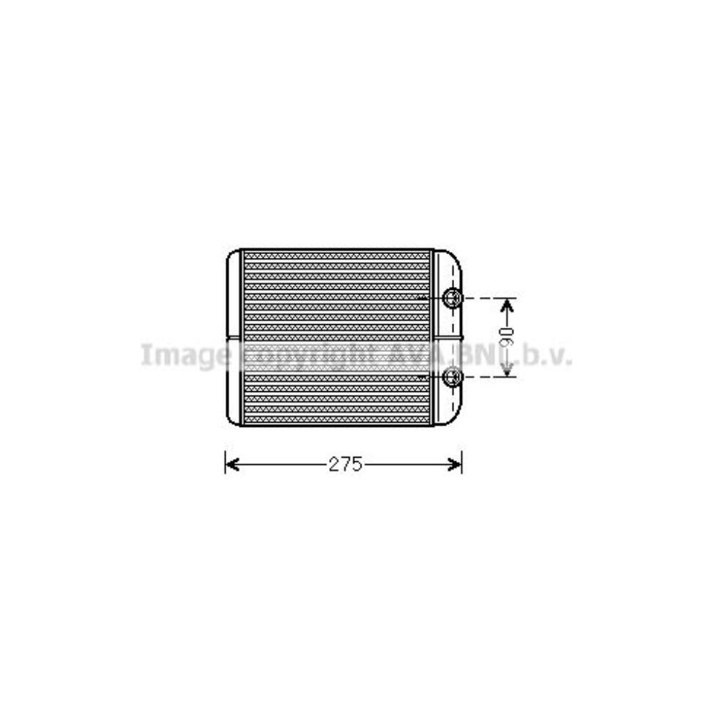 Wärmetauscher Innenraumheizung VNA6301