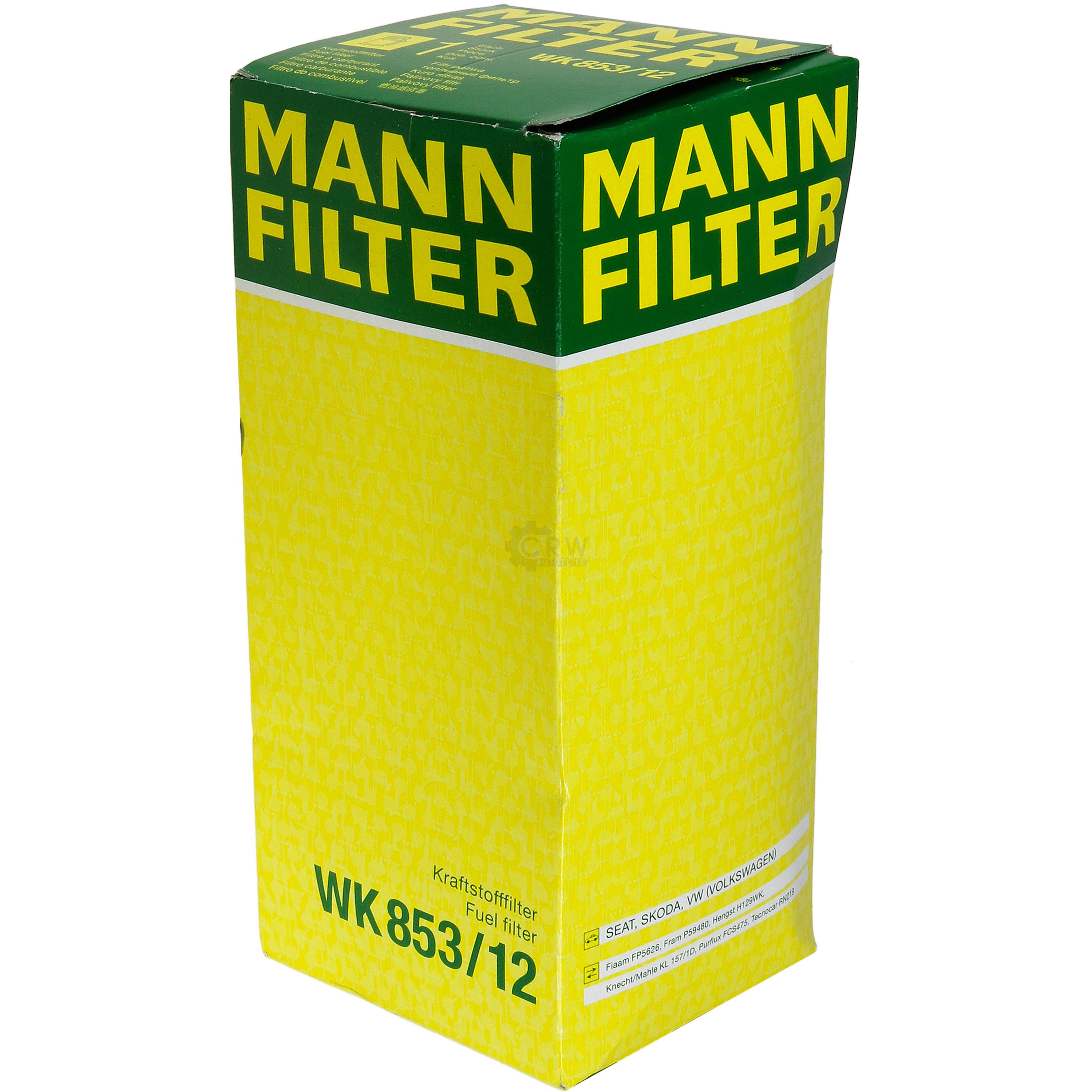 MANN-FILTER Kraftstofffilter WK 853/12 Fuel Filter