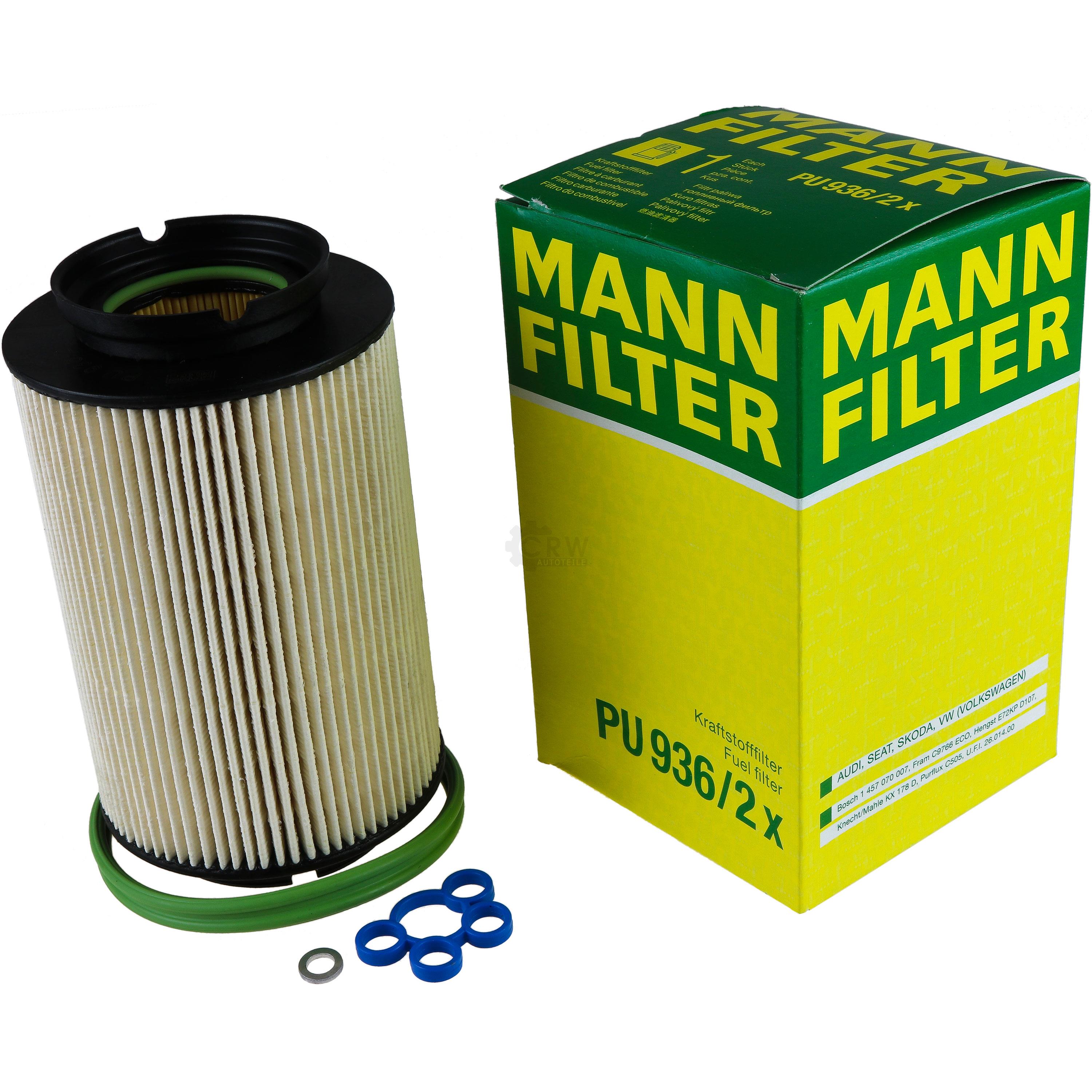 MANN-FILTER Kraftstofffilter PU 936/2 x Fuel Filter