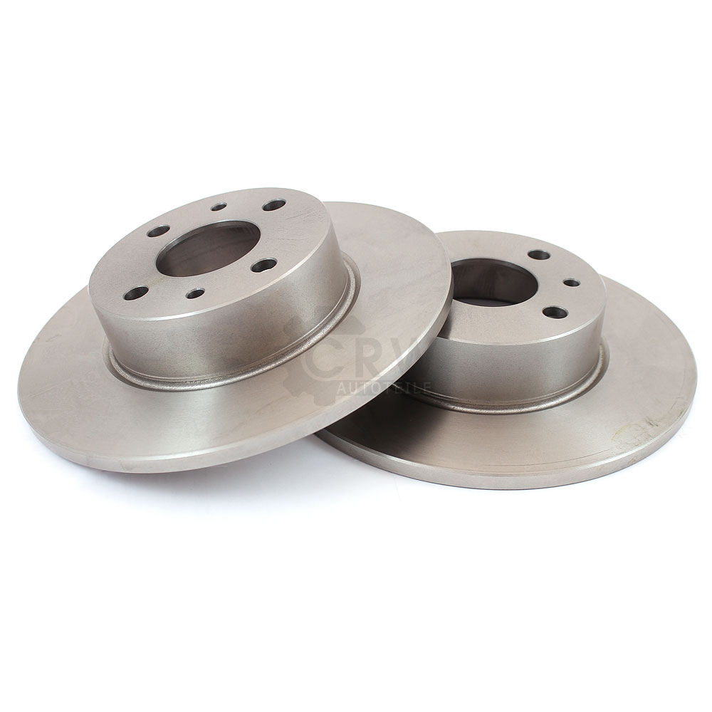 2x Bremsscheibe hinten Ø 259mm für Toyota Verso S _P12_ 1.33 1.4 D-4D Prius