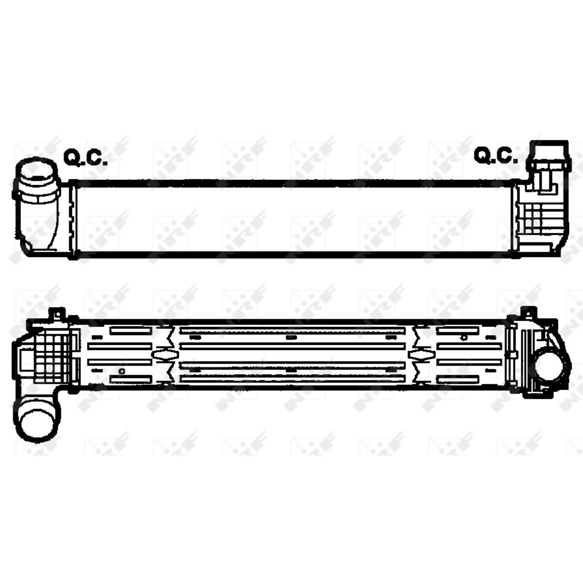 Ladeluftkühler für Renault Grand Scénic III JZ0/1_ Megane DZ0/1_ KZ0/1