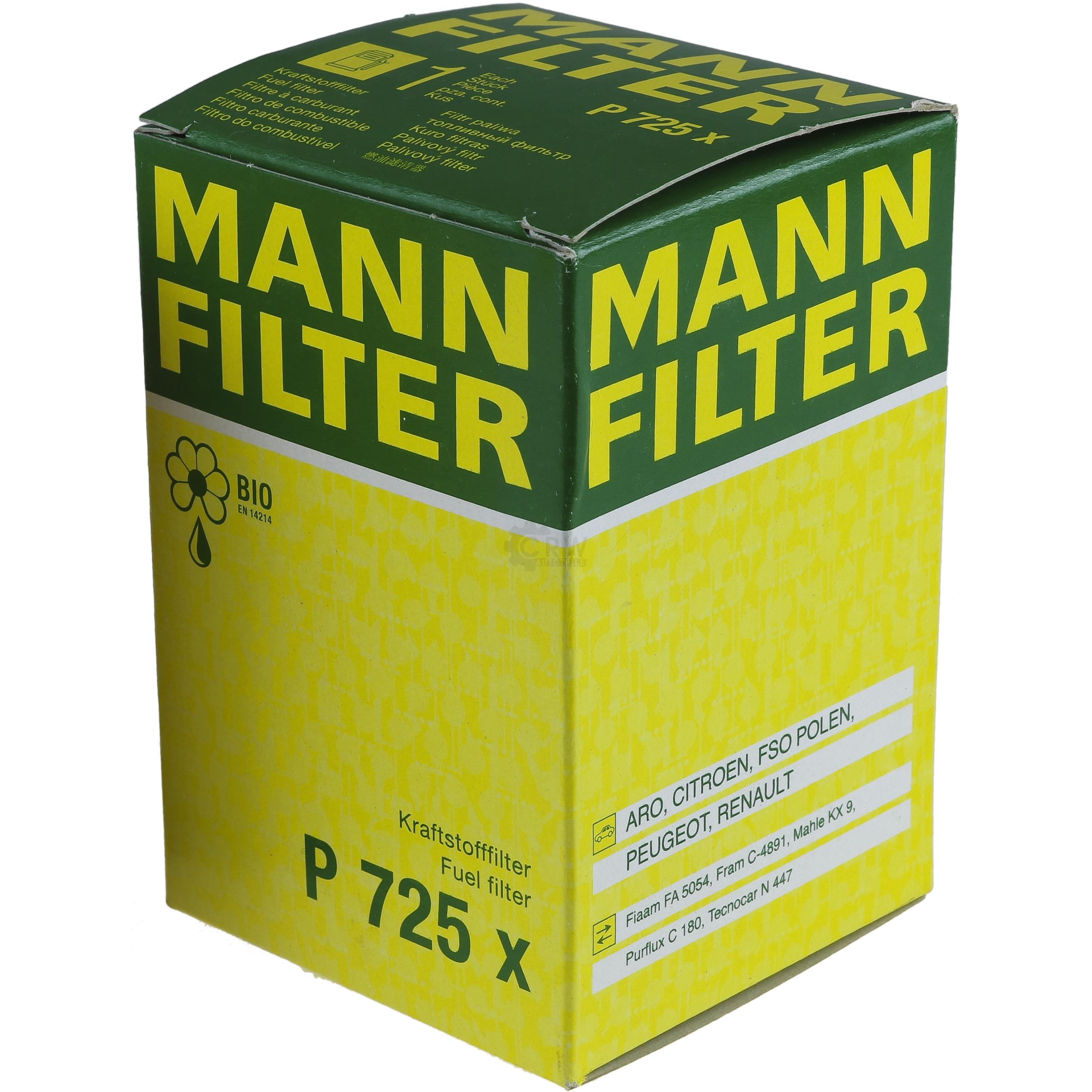 MANN-FILTER Kraftstofffilter P 725 x Fuel Filter