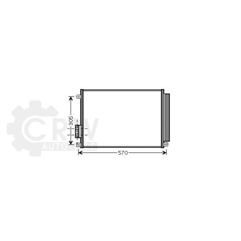 Kondensator Klimaanlage für Fiat 500 C 312_ 312 Panda Van 319_ 319