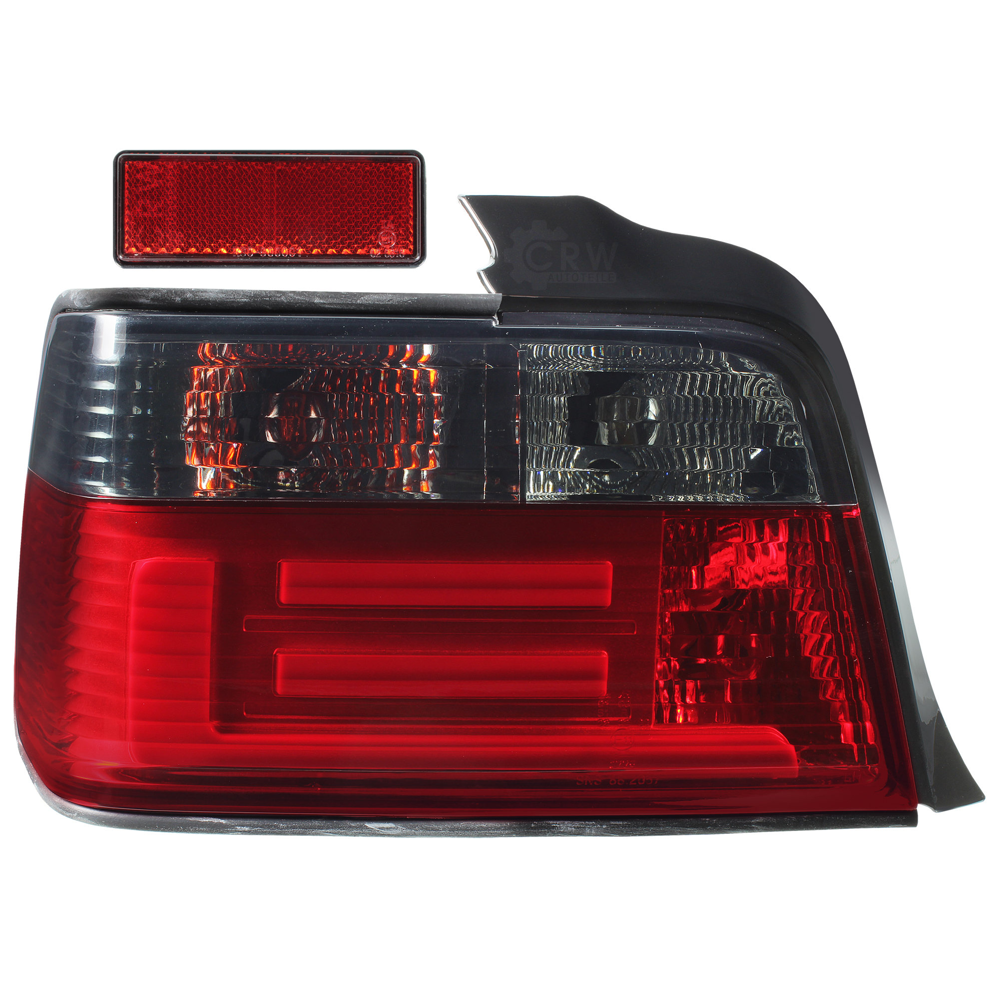 LED Lightbar Rückleuchten Set für BMW E36 Bj. 90-99 nur Limousine klar rot smoke