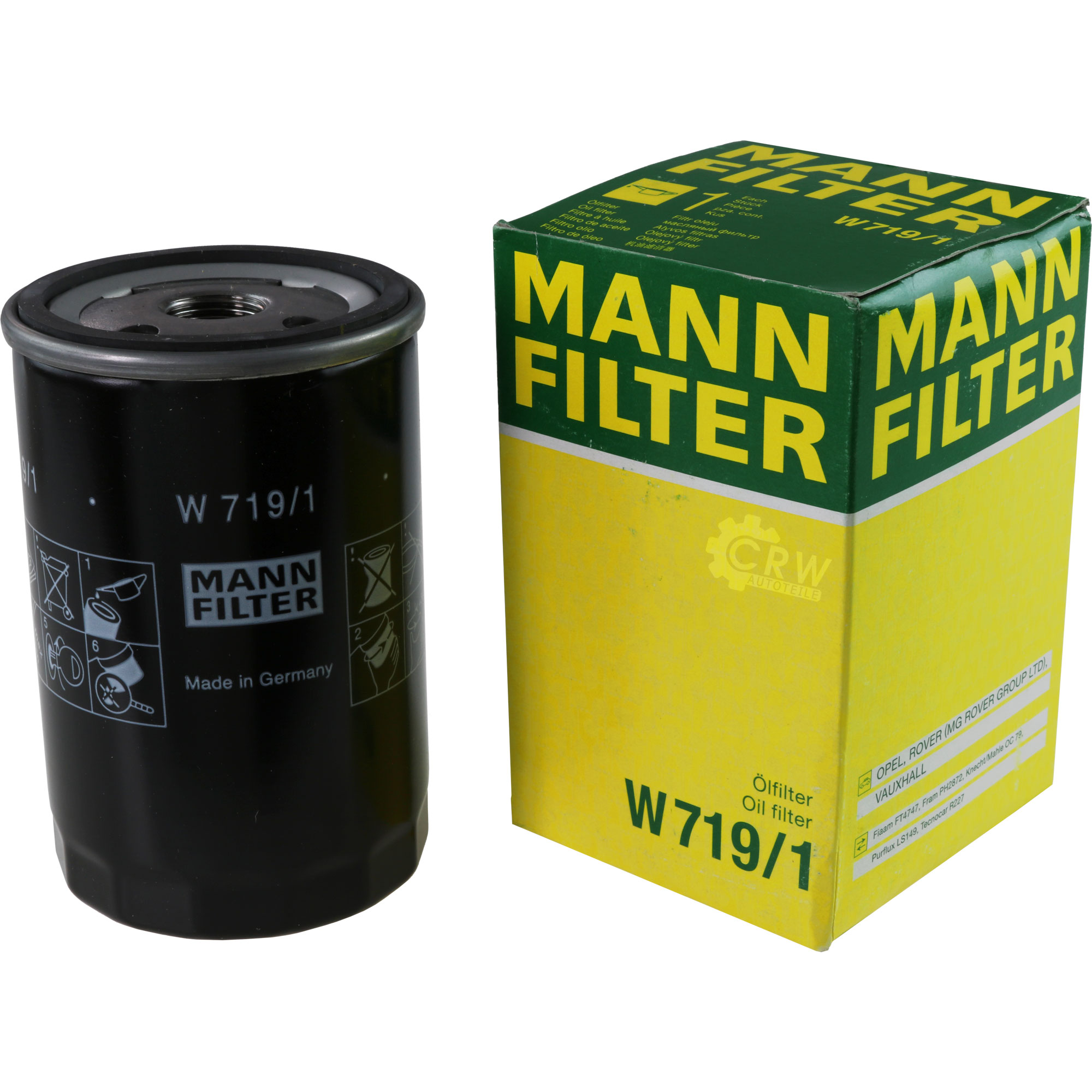 MANN-FILTER Ölfilter W 719/1 Oil Filter