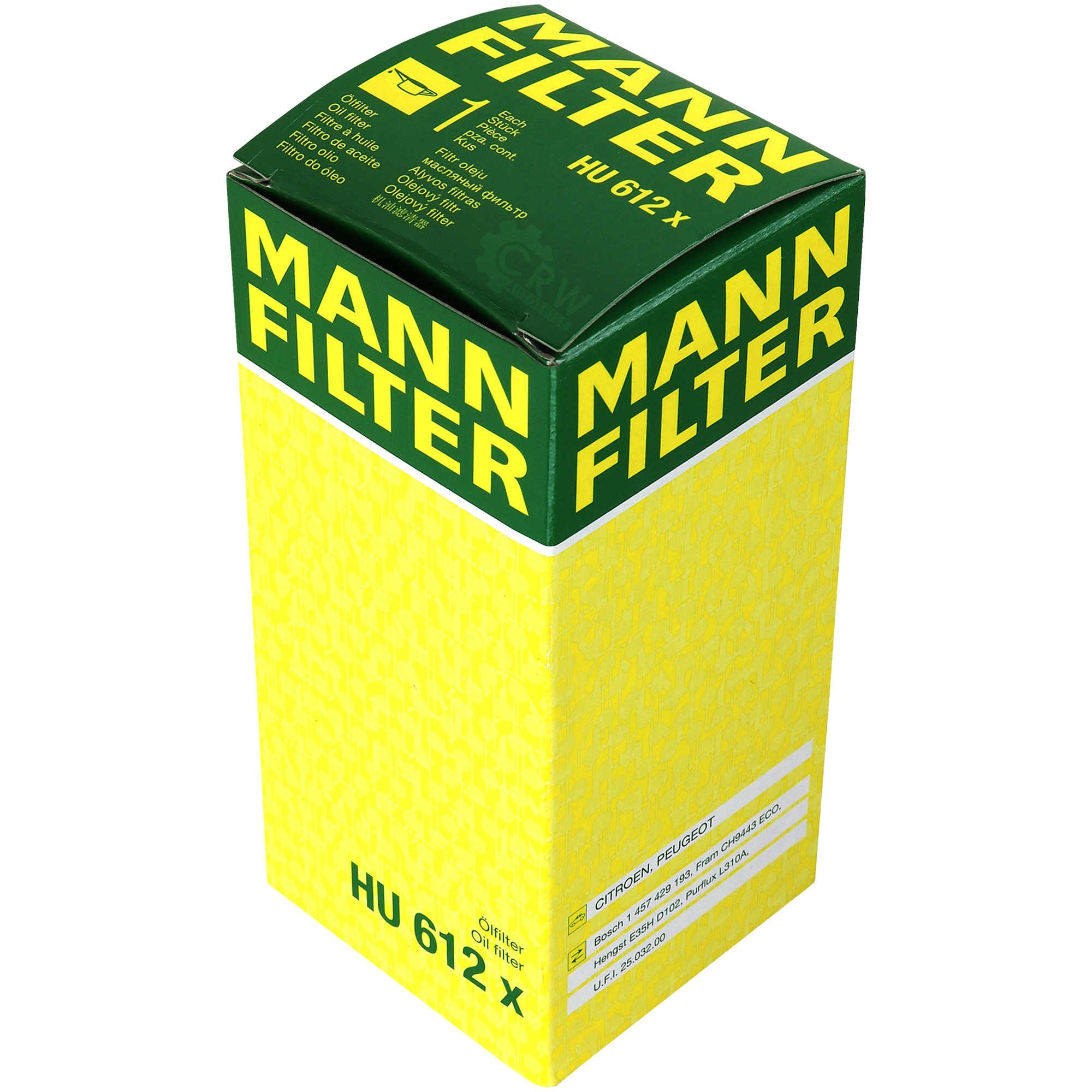 MANN-FILTER Ölfilter HU 612 x Oil Filter