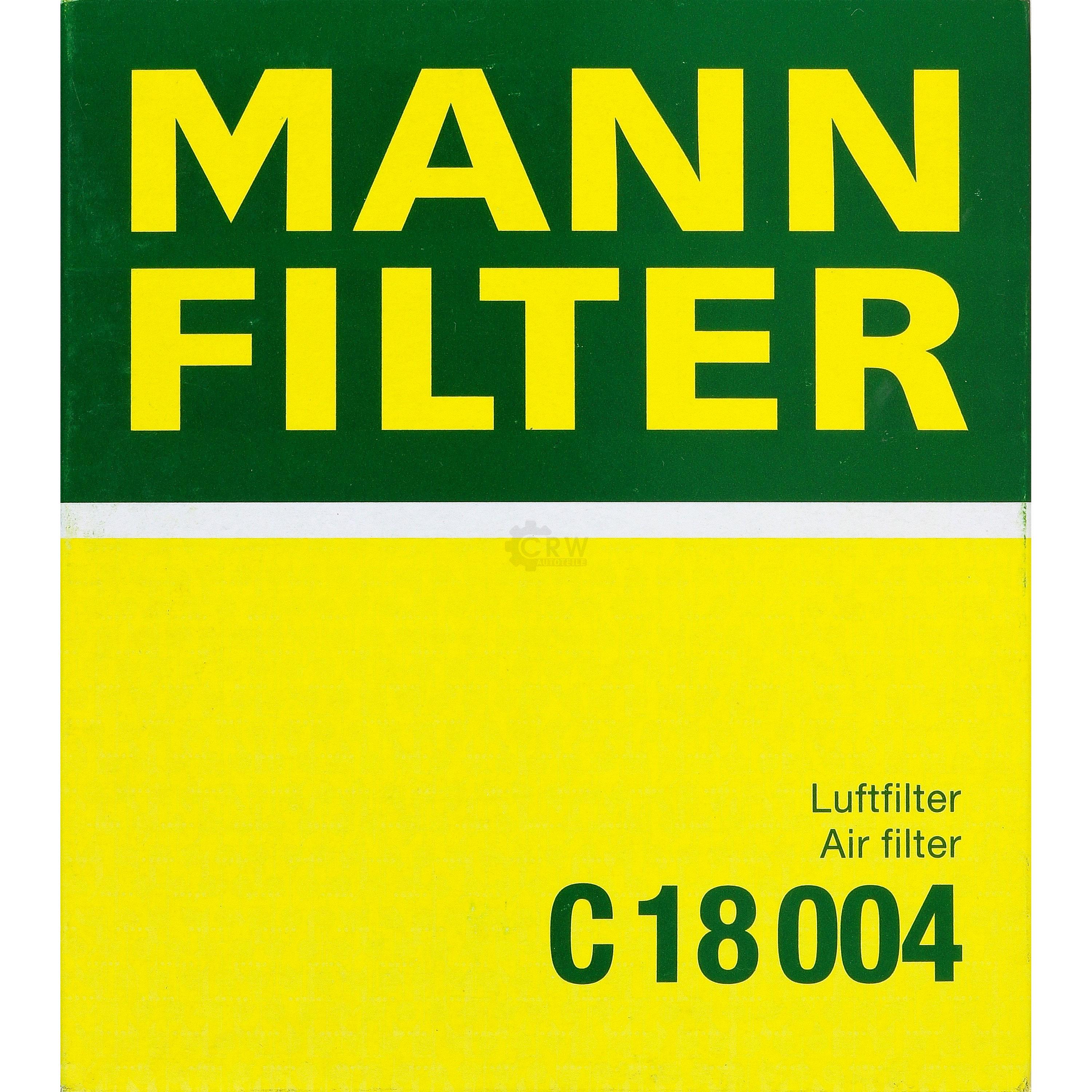 MANN-FILTER Luftfilter für Honda Jazz III GE 1.2 1.3i