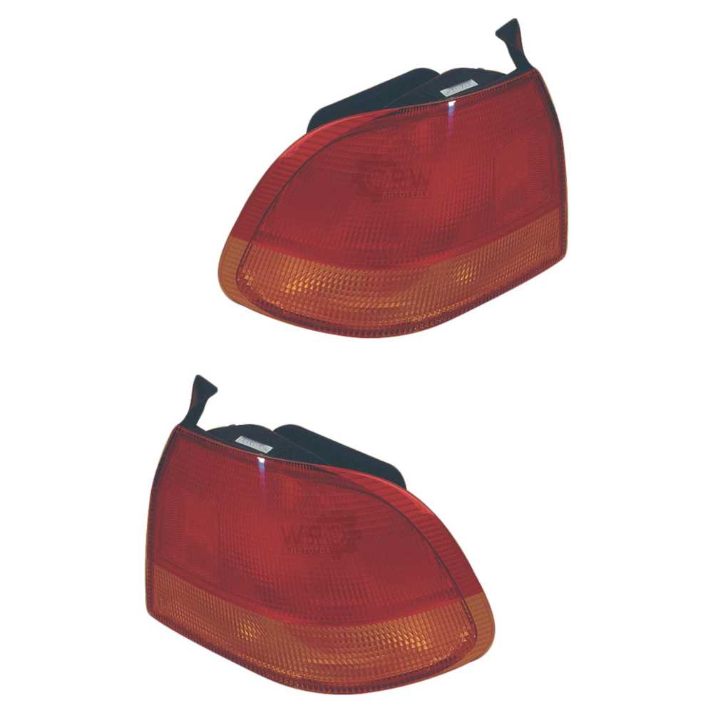 Rückleuchten Heckleuchten Set rot für Honda Civic VI Stufenheck EJ EK