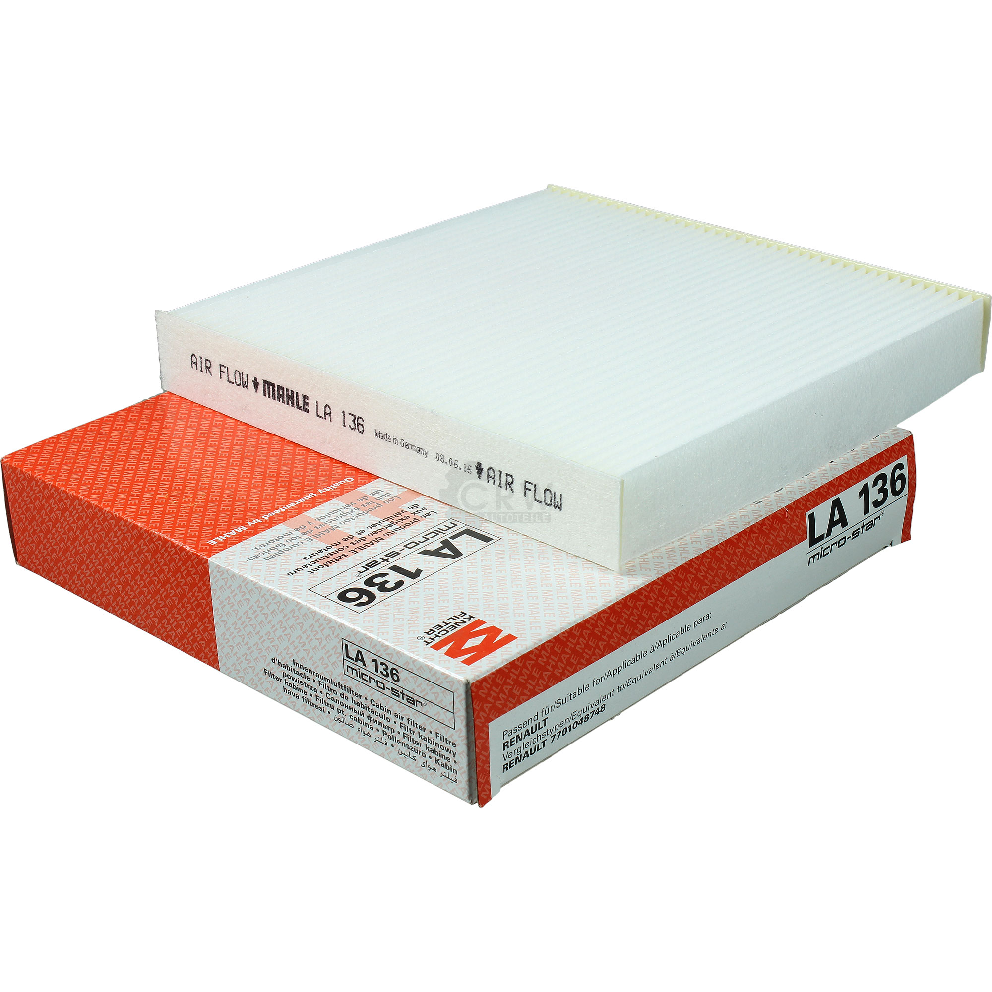 Filter Innenraumluft LA 136 für Renault Vel Satis BJ0_ Laguna II Grandtour KG0/1_ BG0/1_