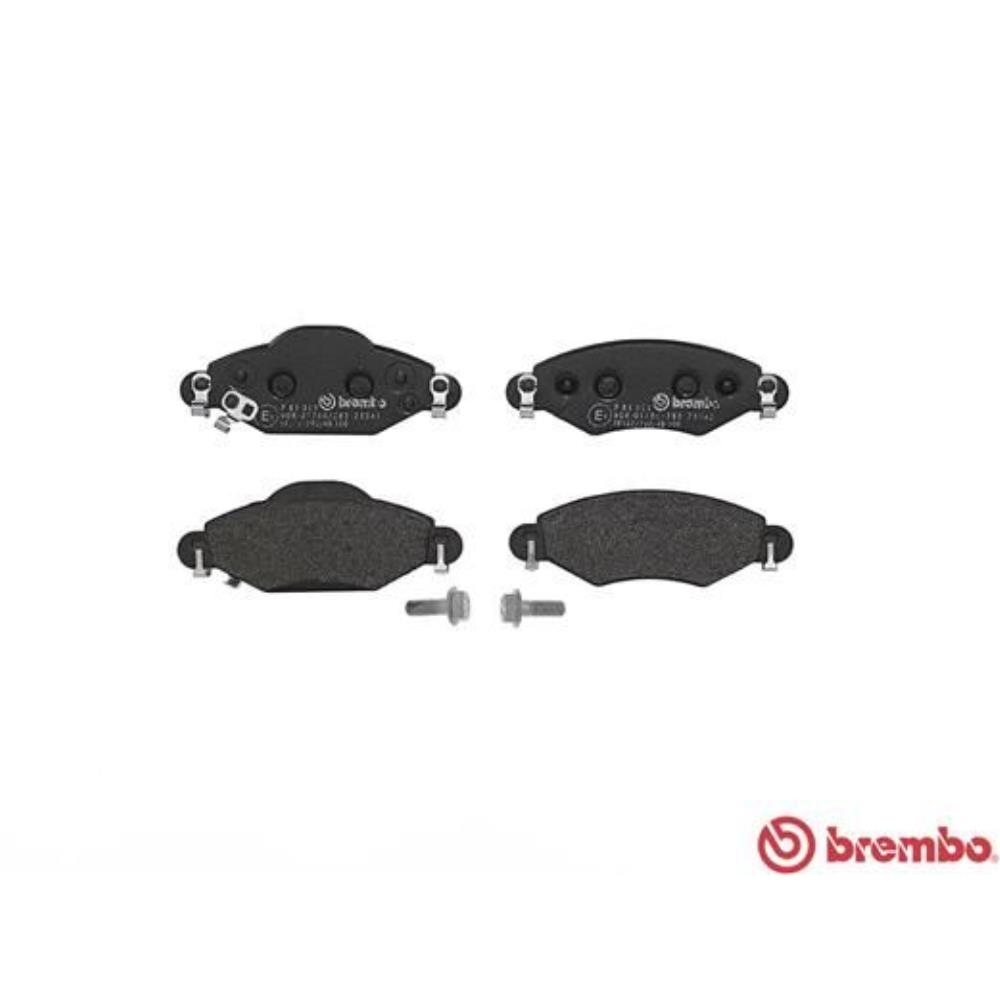 BREMBO Satz Bremsen Bremsscheiben belüftet vorne + Bremsbeläge für Toyota Yaris