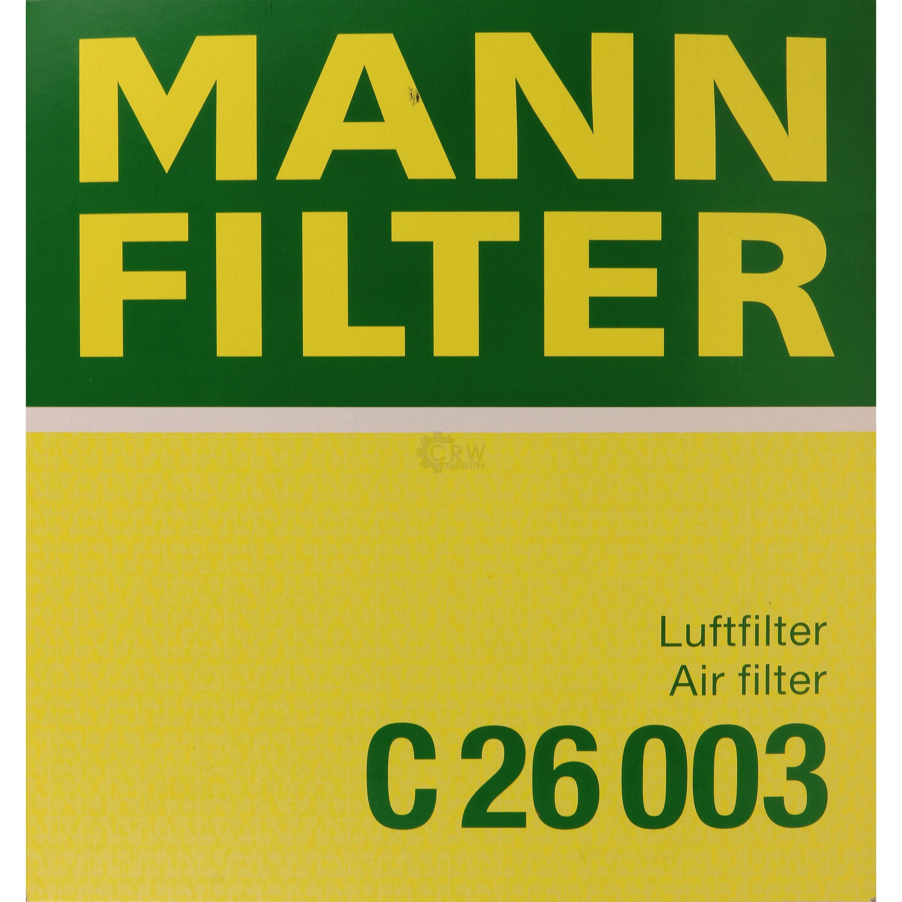 MANN-FILTER Luftfilter für Toyota RAV 4 III _A3_ 2.0 4WD 2.4 Camry Stufenheck