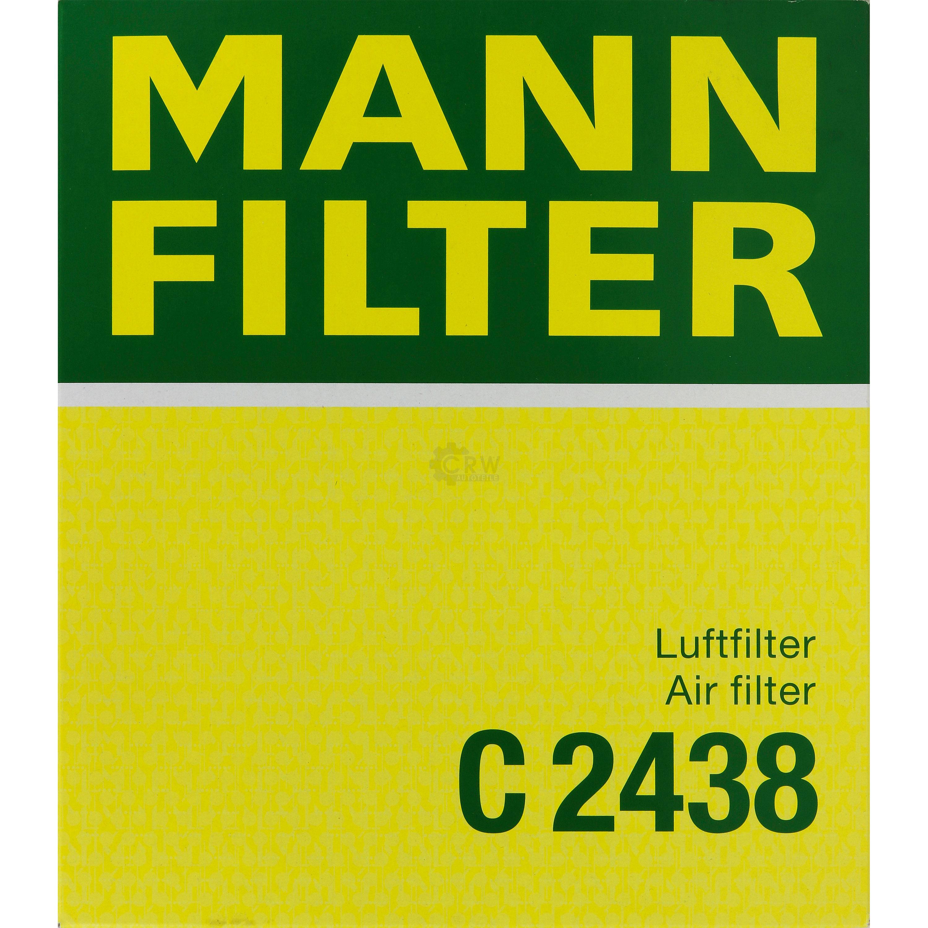 MANN-FILTER Luftfilter für Mitsubishi Pajero Pinin H6_W H7_W 2.0 GDI 1.8 Space