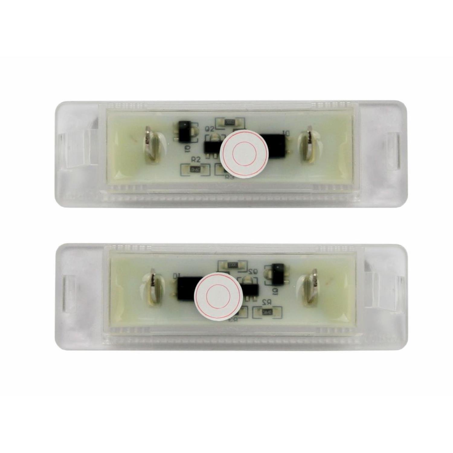 Kennzeichenleuchte LED beidseitig ABAKUS für Opel Calibra A 85_ Astra F 56_