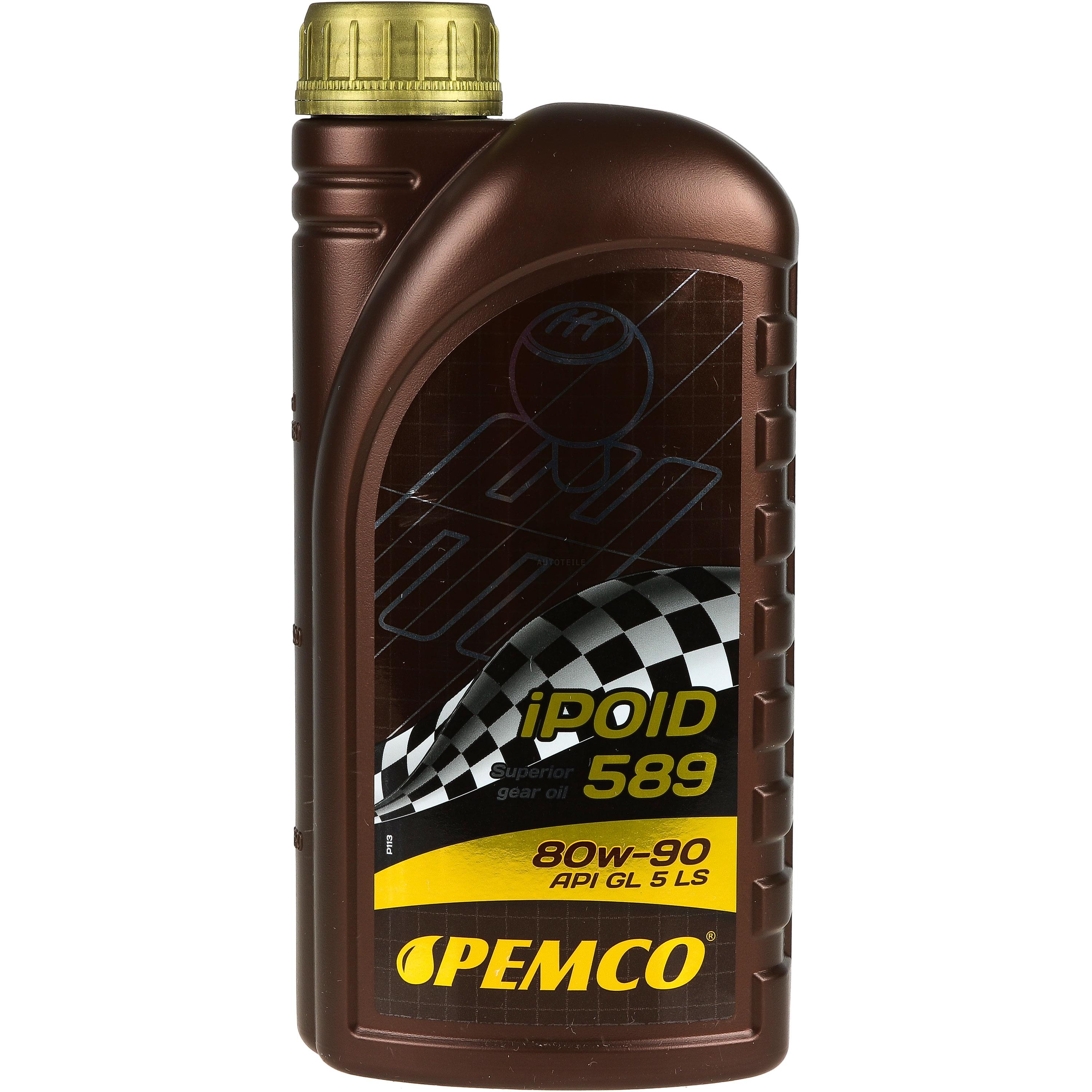 1 Liter  PEMCO Getriebeöl iPOID 589 80W-90 Gear Oil Öl
