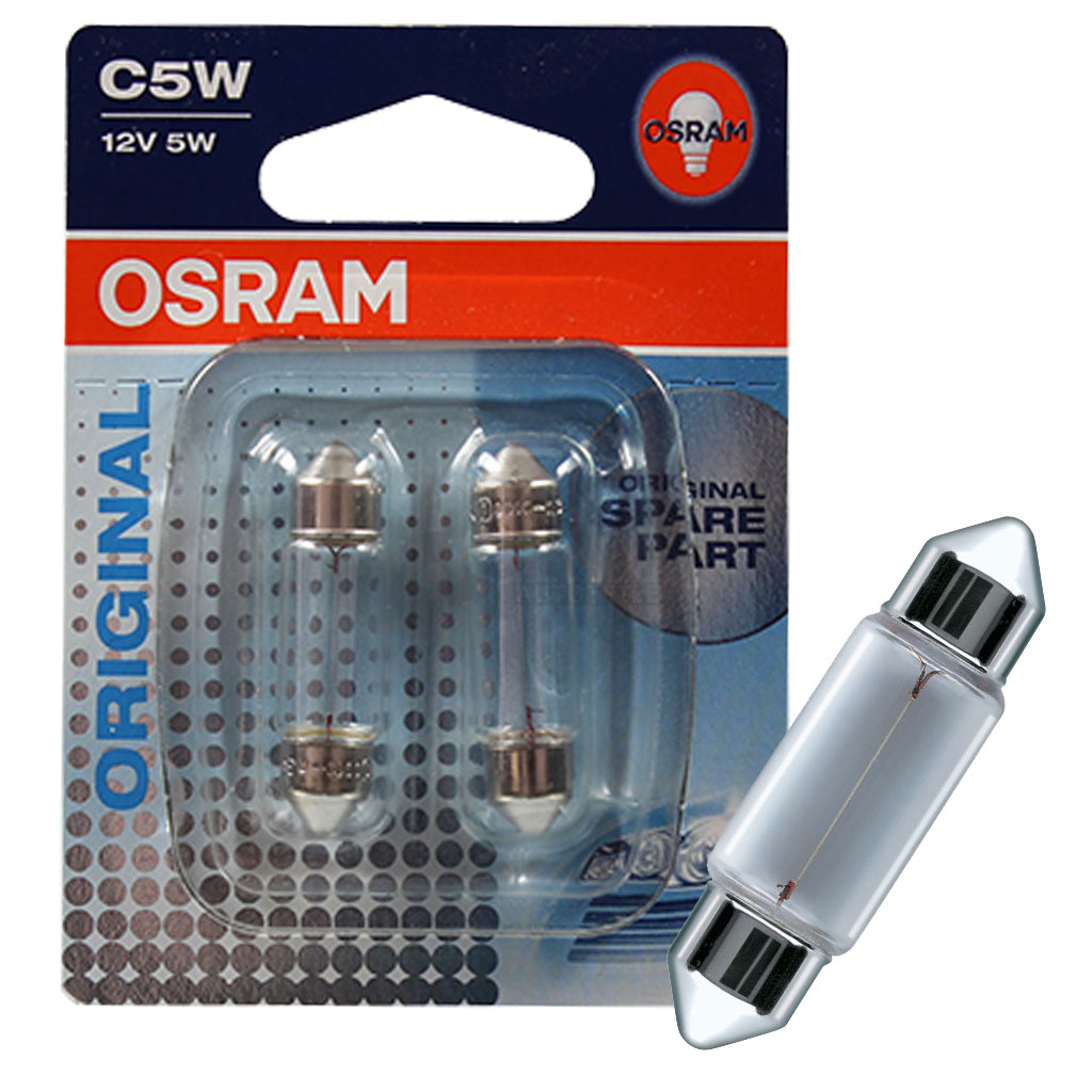 OSRAM C5W Soffittenlampen 12V/5W Sockel SV85-8 B3/Tc 1000h/2000h