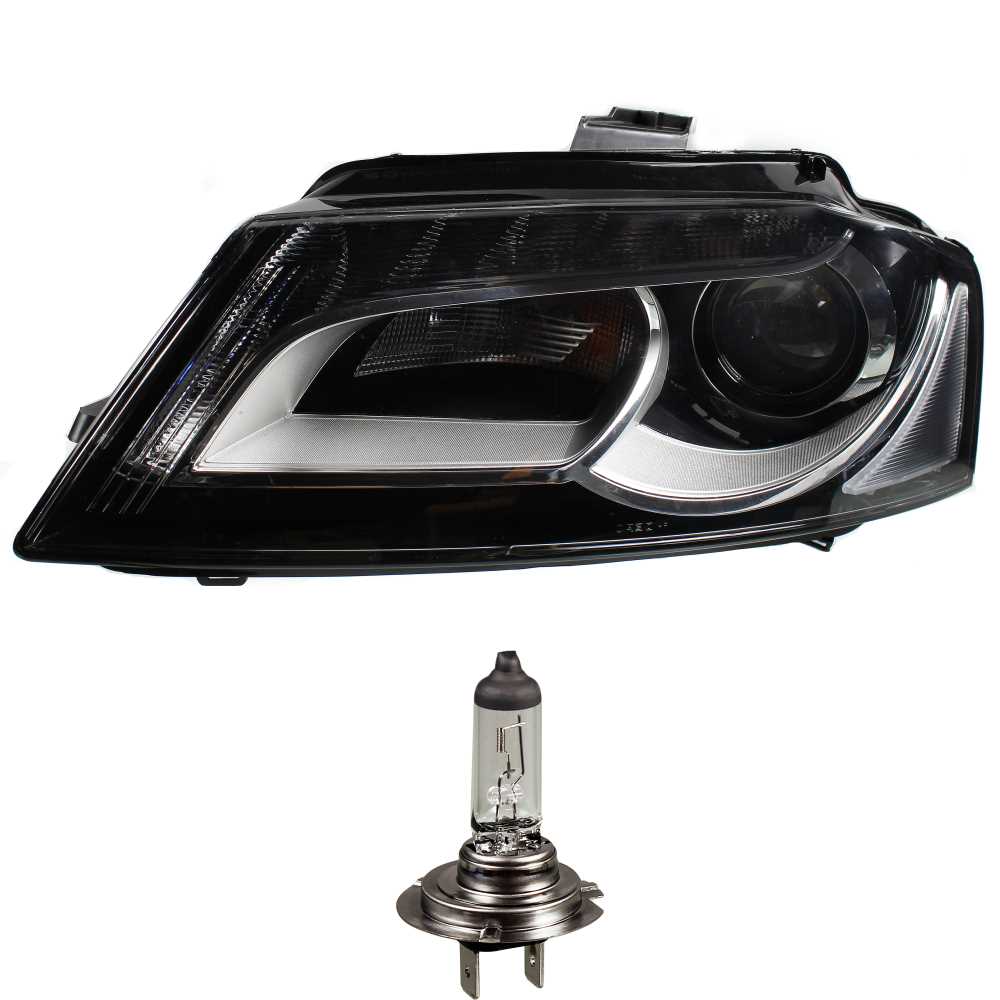 Xenon Scheinwerfer links für Audi A3 Bj. 08-12 inkl. PHILIPS Lampen