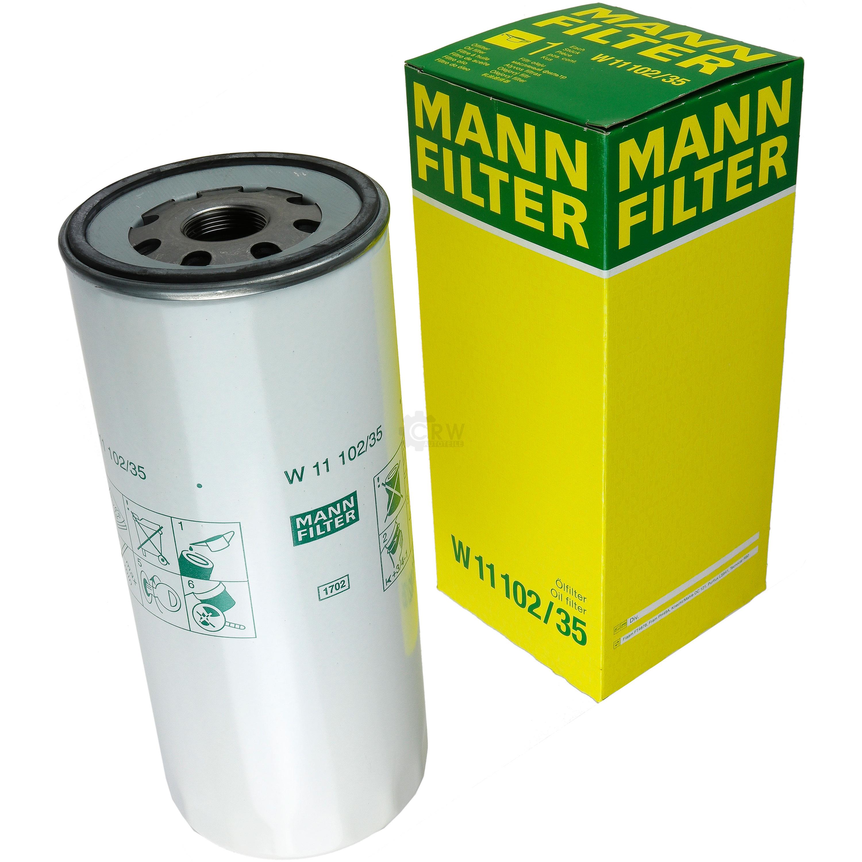 MANN-FILTER Ölfilter W 11 102/11 Oil Filter