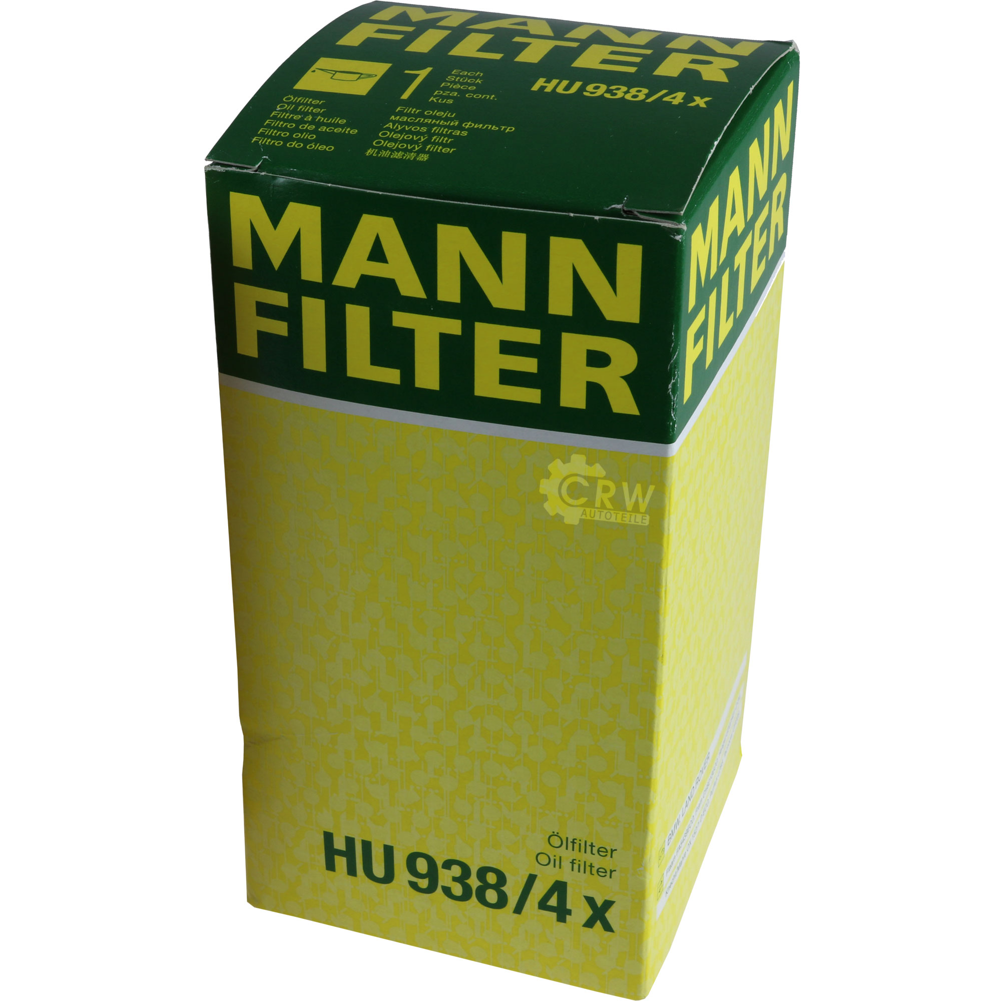 MANN-FILTER Ölfilter HU 938/4 x Oil Filter