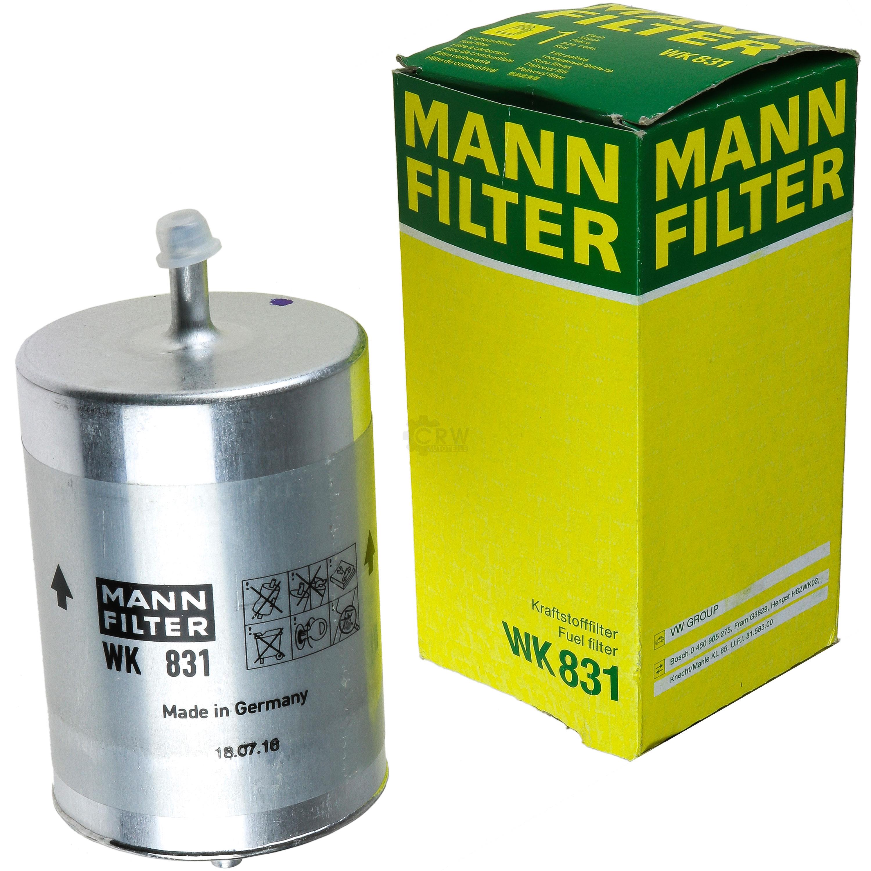 MANN-FILTER Kraftstofffilter WK 831 Fuel Filter