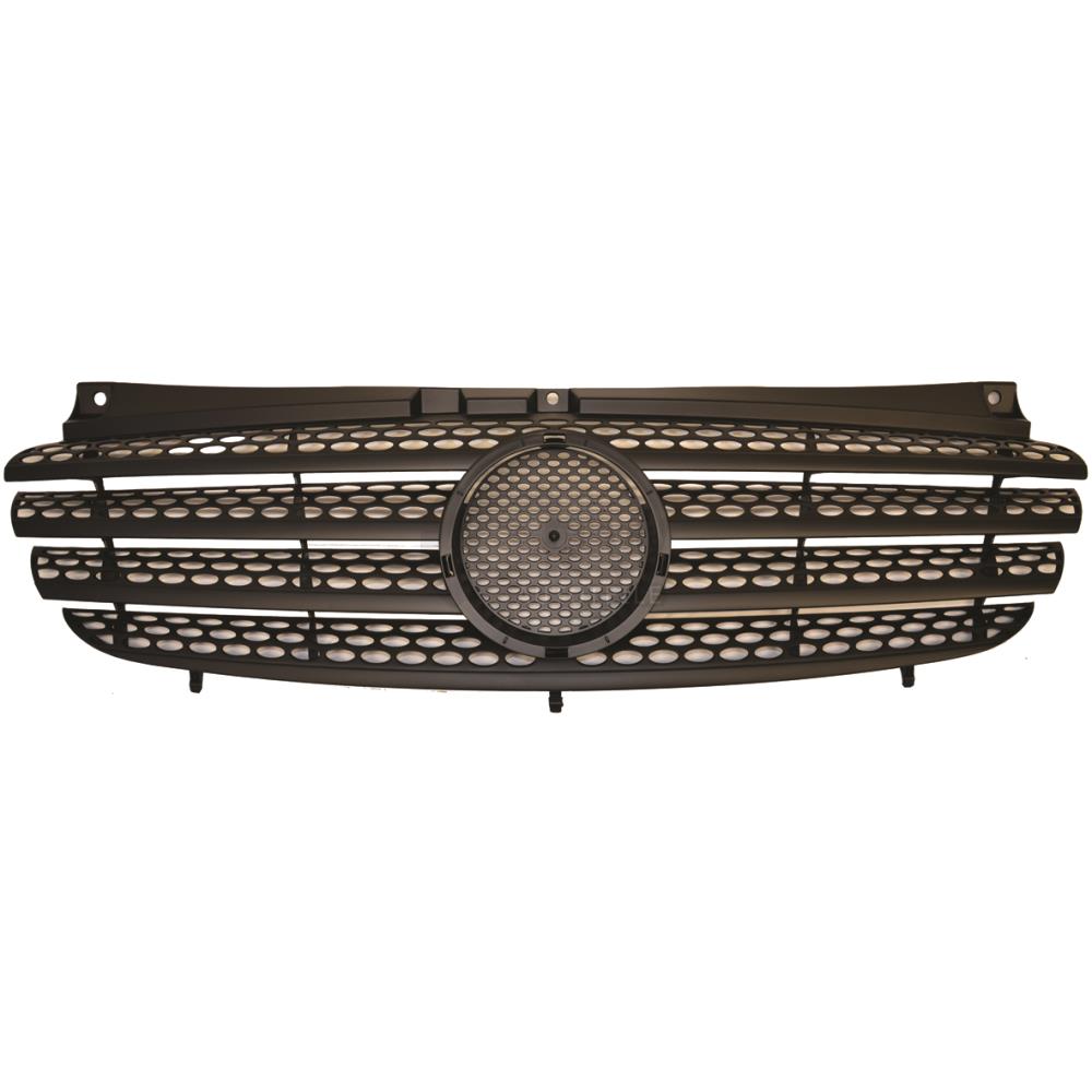 Kühlergrill Grill Frontgrill für Mercedes Viano Vito W639 Bj. 03-10 schwarz HWI