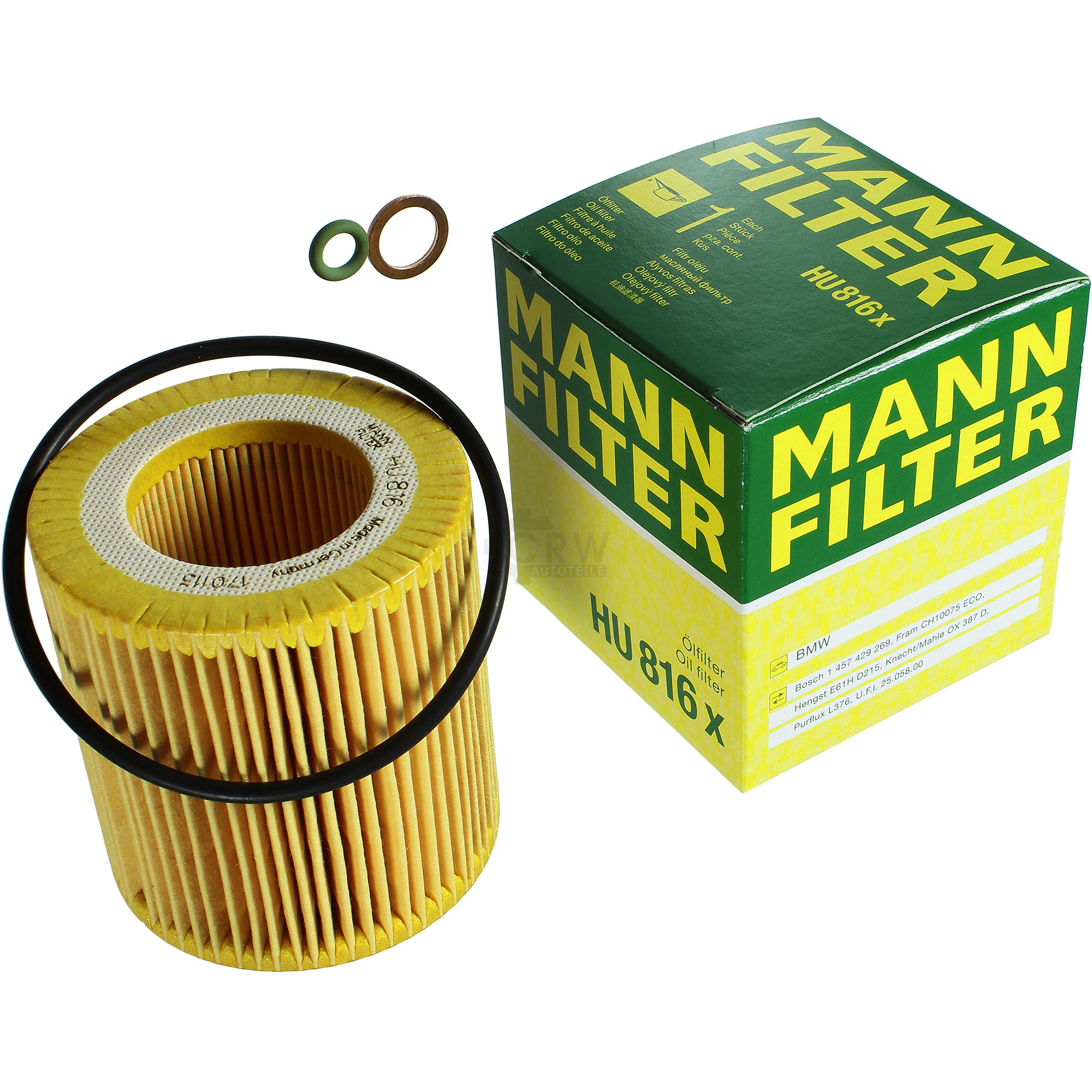 MANN-FILTER Ölfilter HU 816 x Oil Filter