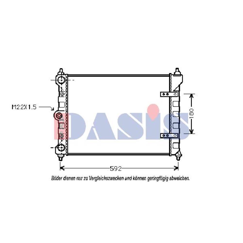 Kühler Wasserkühler Motorkühler für VW Polo Coupe 86C 80 1.3