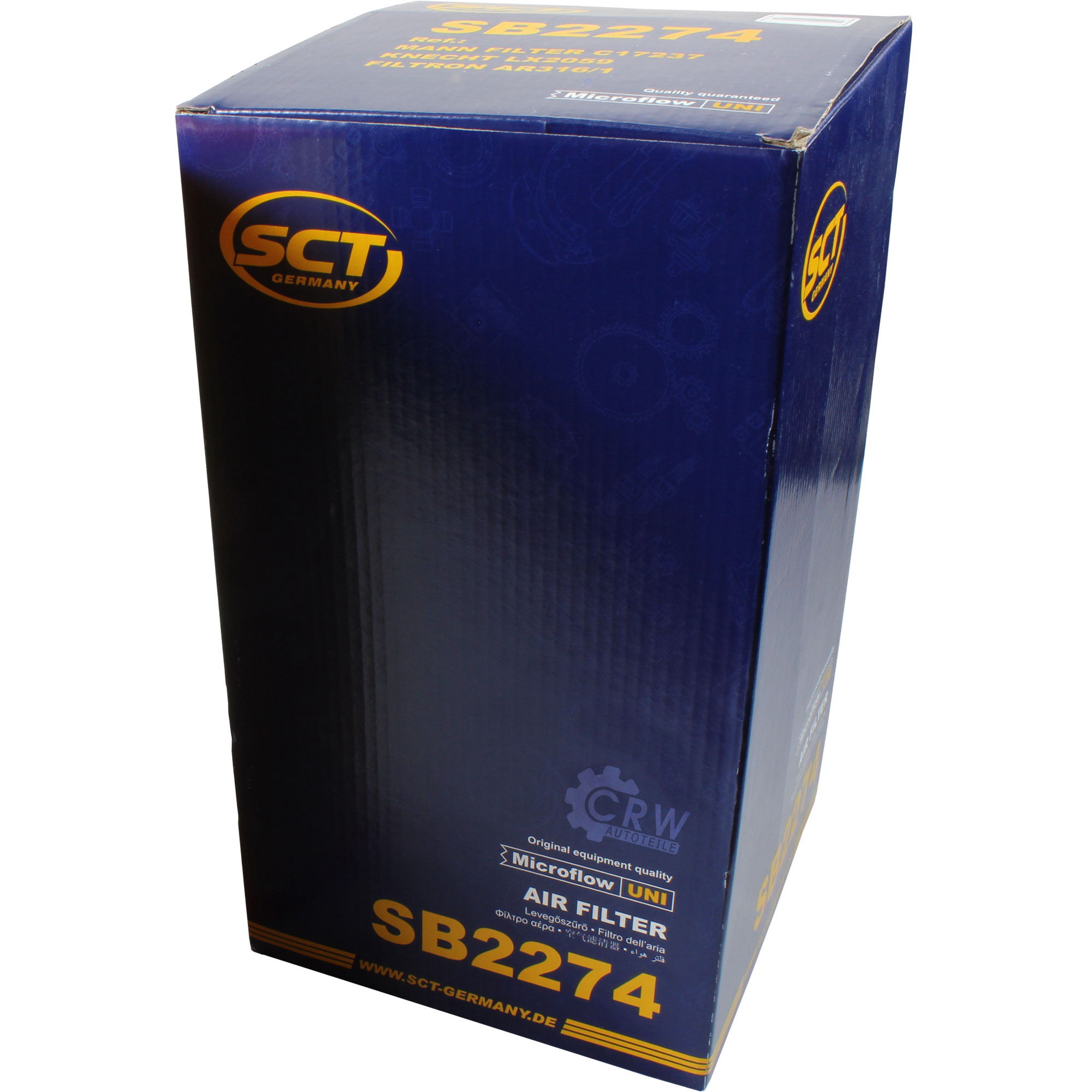 SCT Luftfilter Motorluftfilter SB 2274 Air Filter