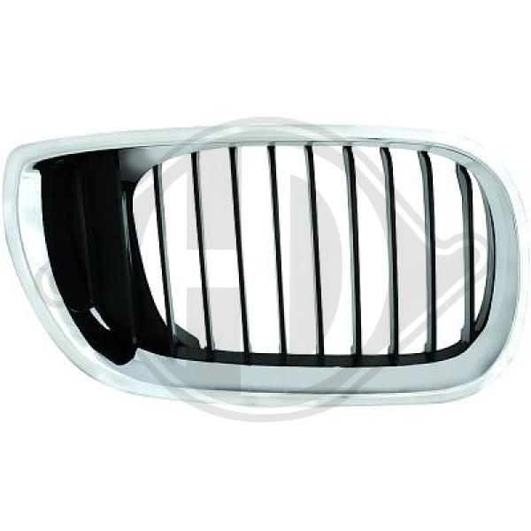 Grill Kühlergrill links für BMW 3er E46 Limo Touring Bj. 01-05 mit Chromrand Q1F