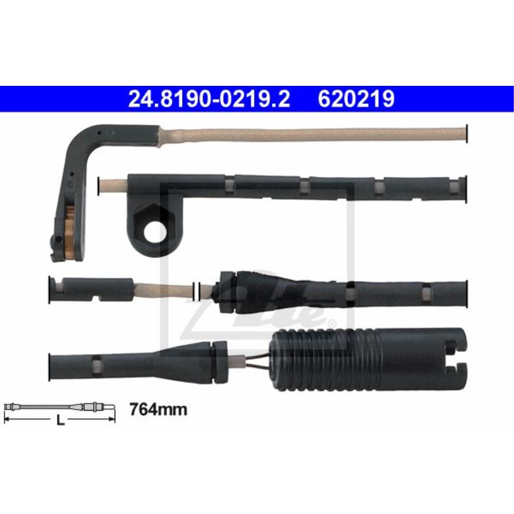 ATE Satz Bremsen Bremsscheiben Ø298 + Bremsbeläge hinten für BMW 5er E39