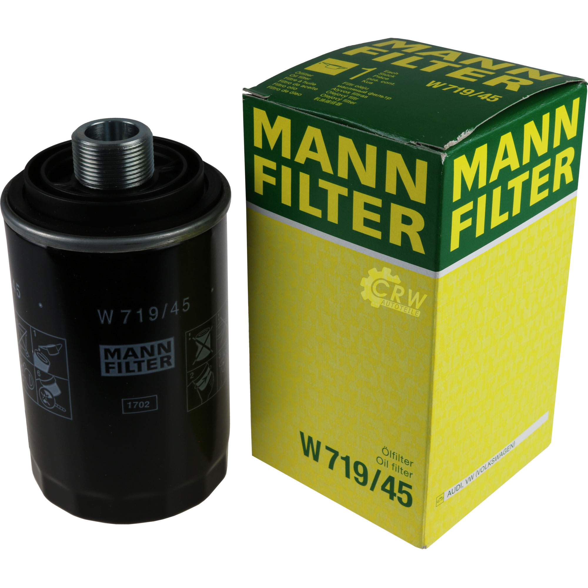 MANN-FILTER Ölfilter W 719/45 Oil Filter