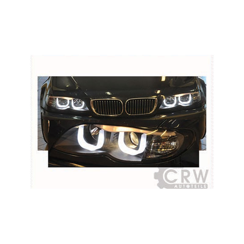 Set Scheinwerfer für BMW 3er E46 01-05 Limo Touring LED Dragon Lights