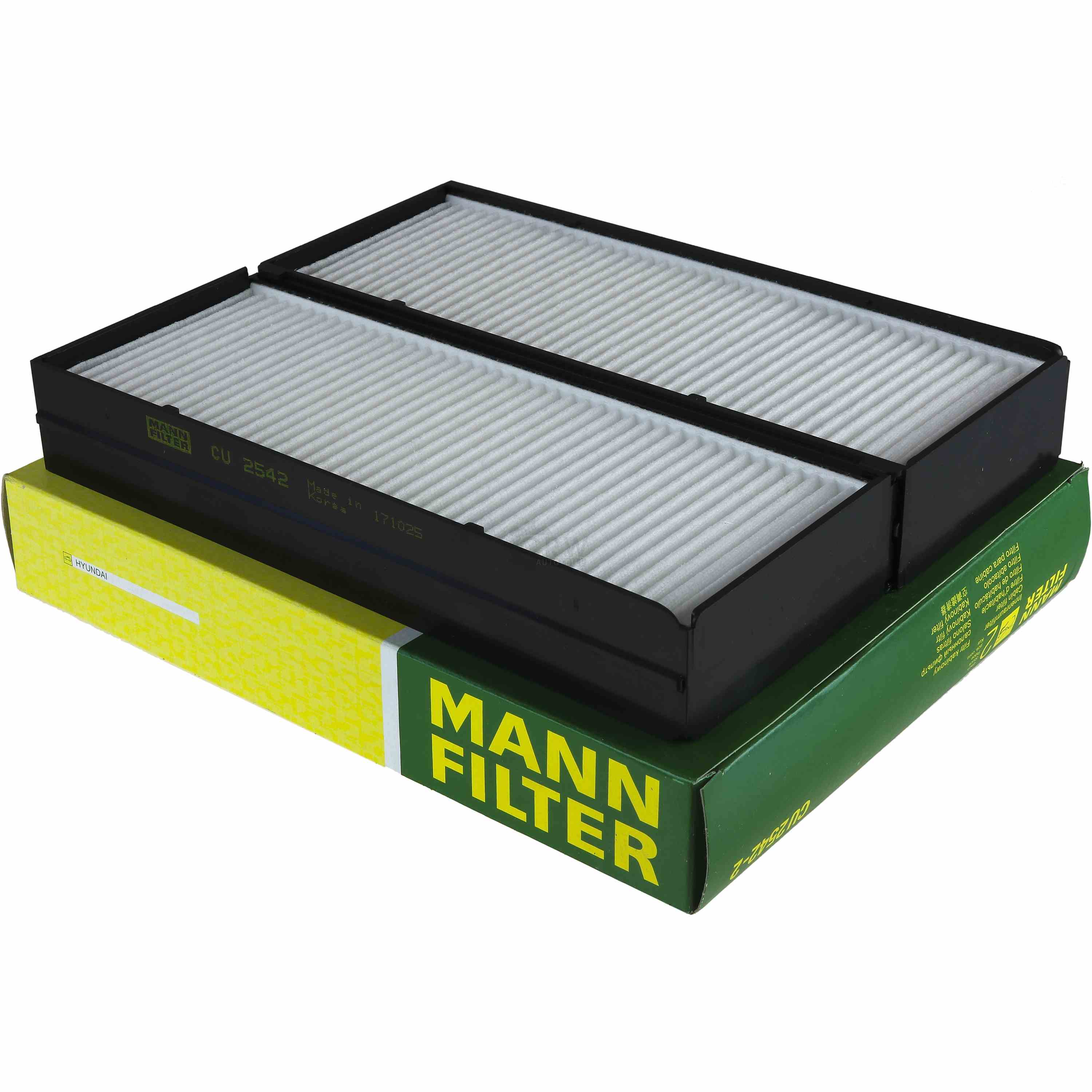 MANN-FILTER Innenraumfilter Pollenfilter CU 2542-2