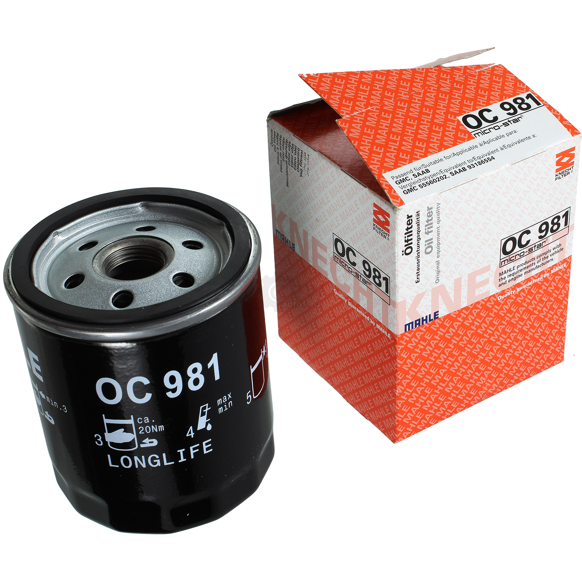 MAHLE / KNECHT Ölfilter OC 981 Oil Filter