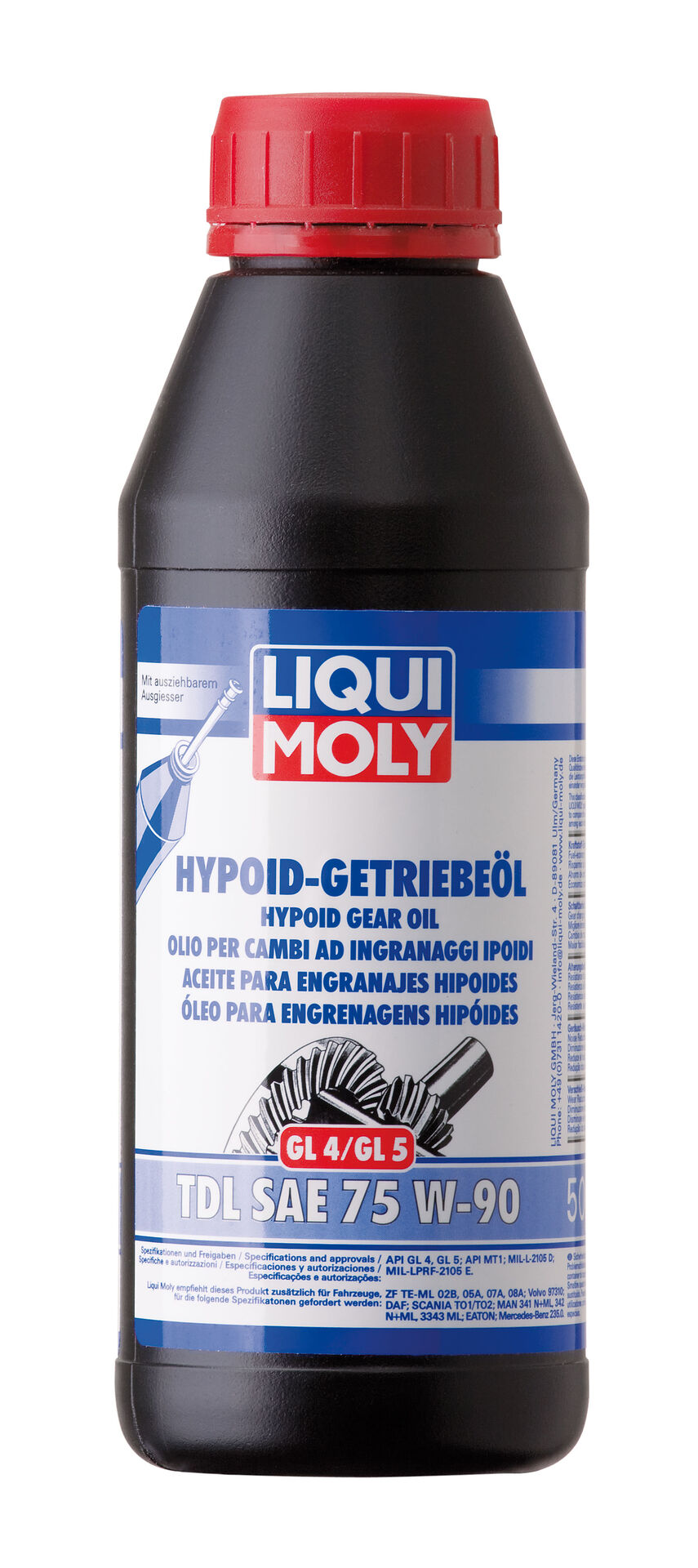Liqui Moly Hypoid-Getriebeöl TDL SAE 75W-90 Gear Oil GL4 GL5 500ml