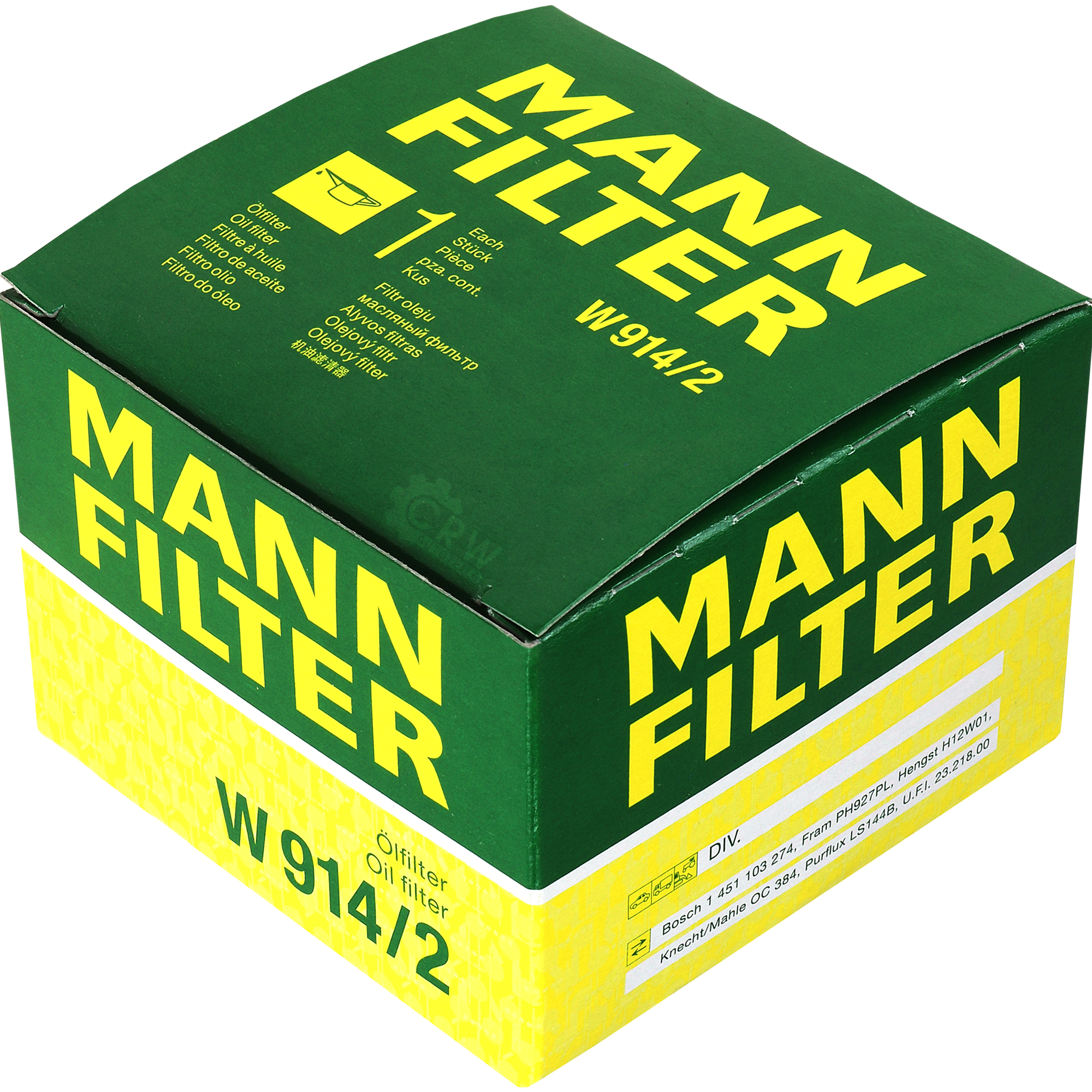 MANN-FILTER Ölfilter W 914/2 Oil Filter