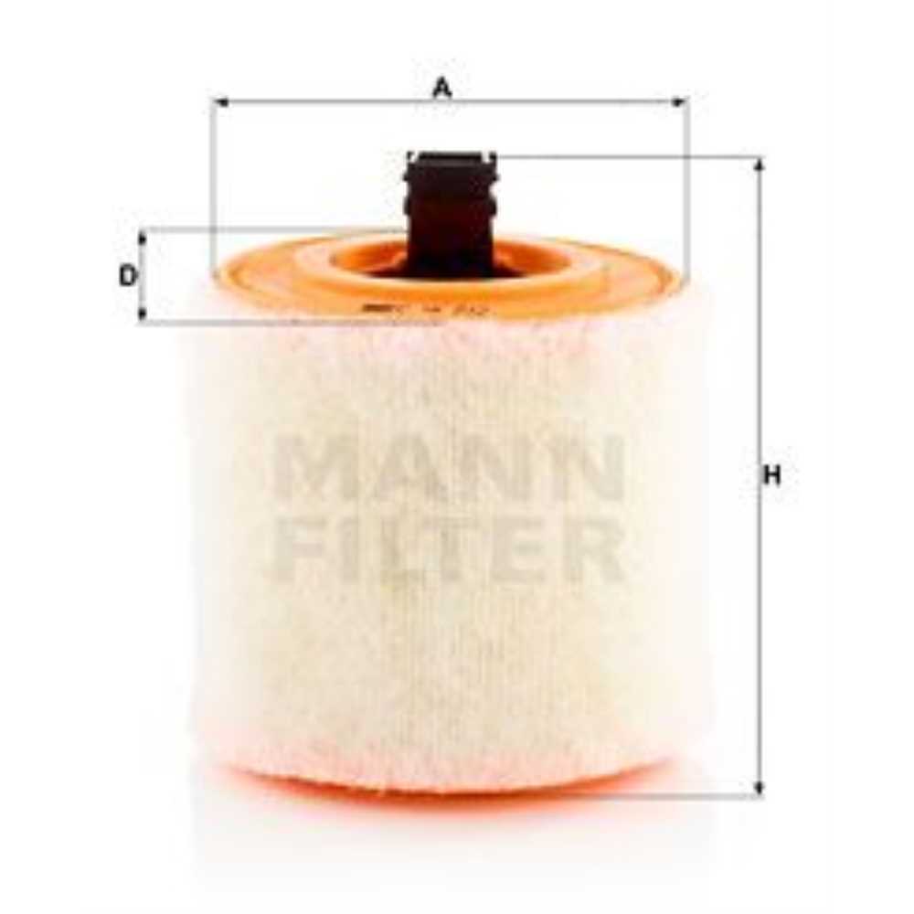 MANN-FILTER Luftfilter für Opel Astra K B16 1.0 Turbo 1.4