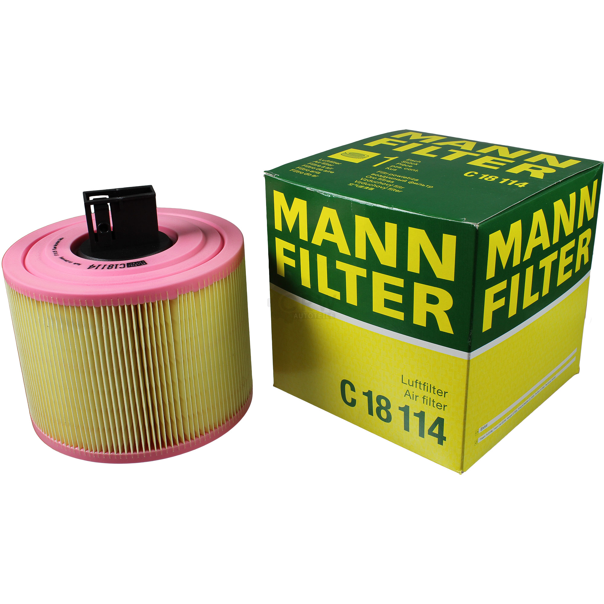 MANN-FILTER Luftfilter für BMW 3er E90 325i 330i E93 E91 325xi