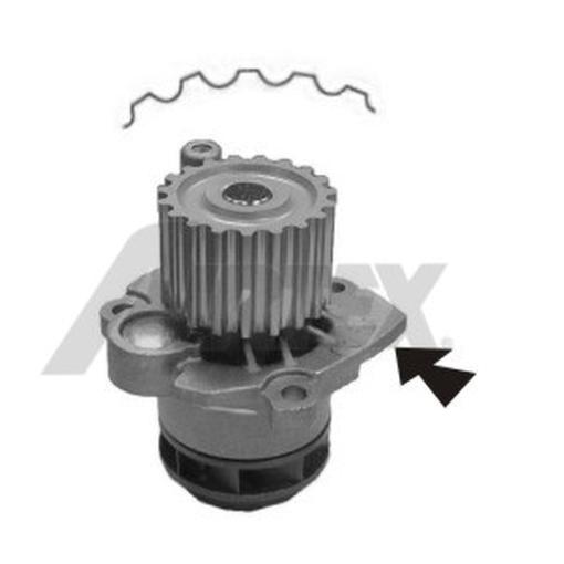 AIRTEX Wasserpumpe für VW Caddy III Kombi Touran Skoda Octavia II Combi Fabia I