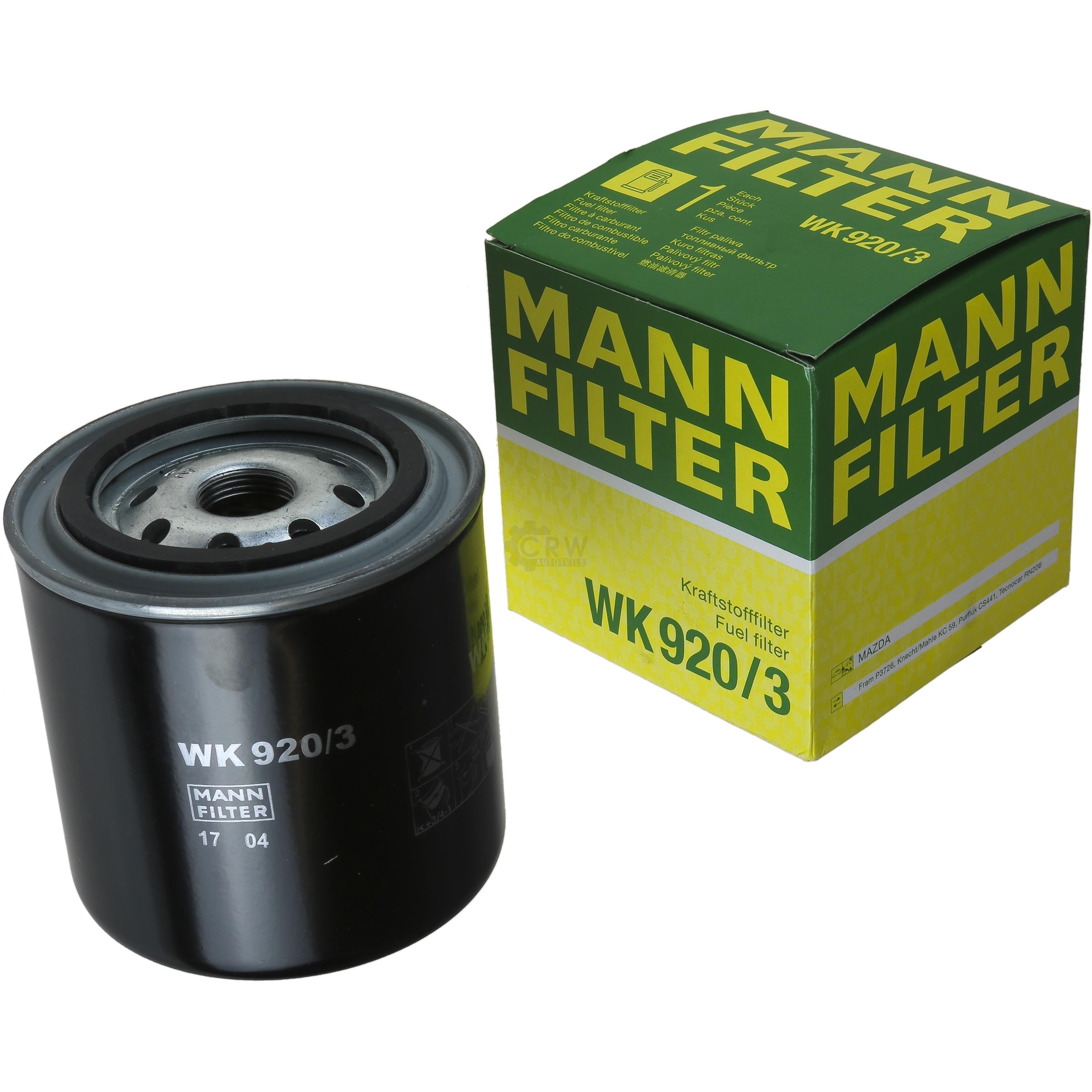 MANN-FILTER Kraftstofffilter WK 920/3 Fuel Filter