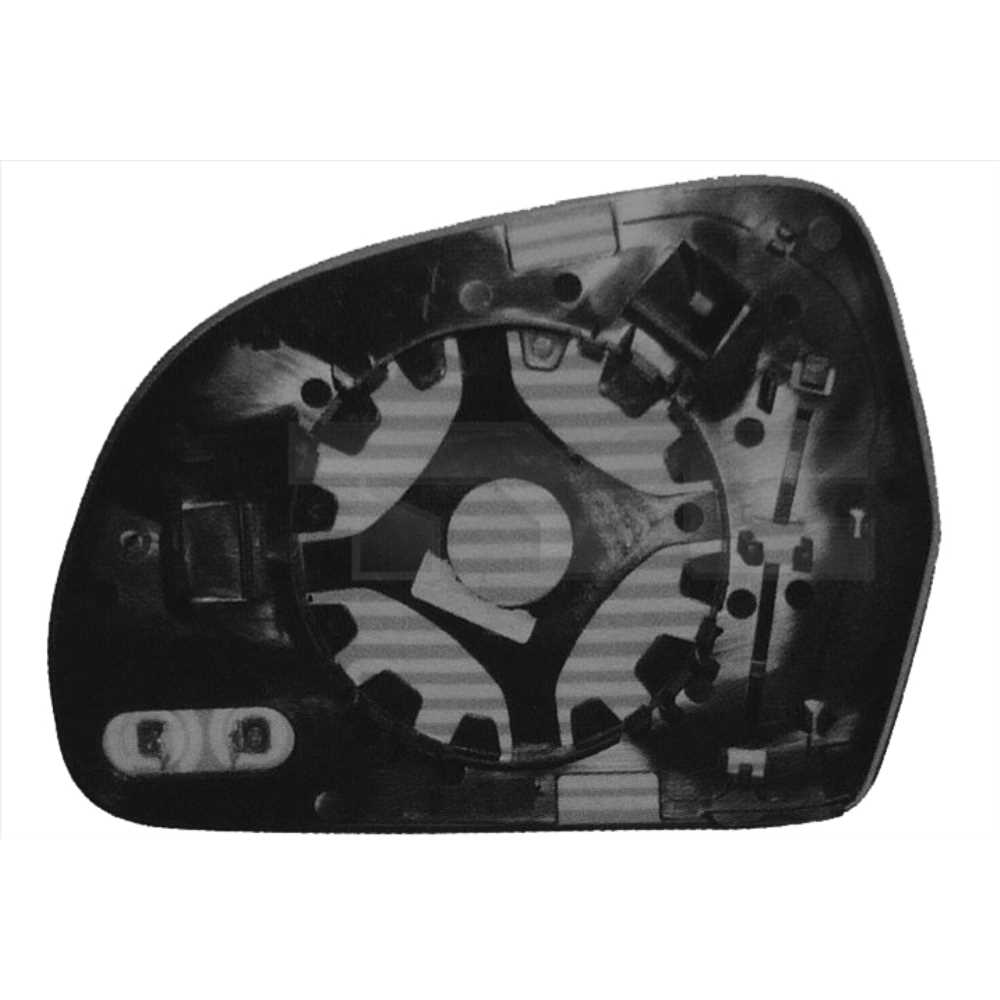 TYC Spiegelglas Außenspiegel rechts für Audi A3 8P1 8PA 8K5 B8 Skoda Octavia