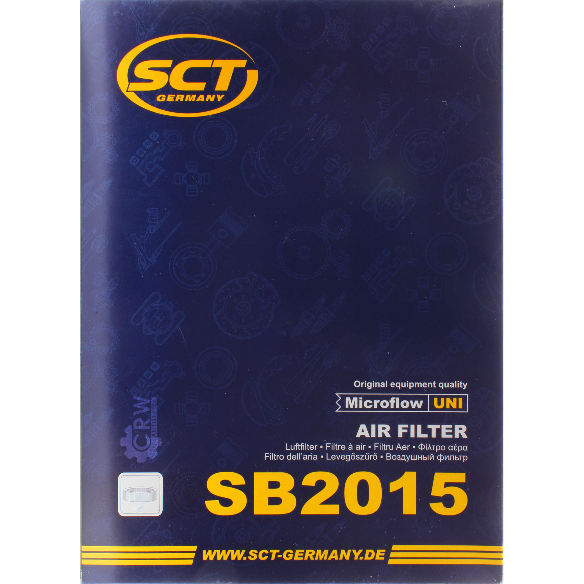 SCT Luftfilter Motorluftfilter SB 2015 Air Filter